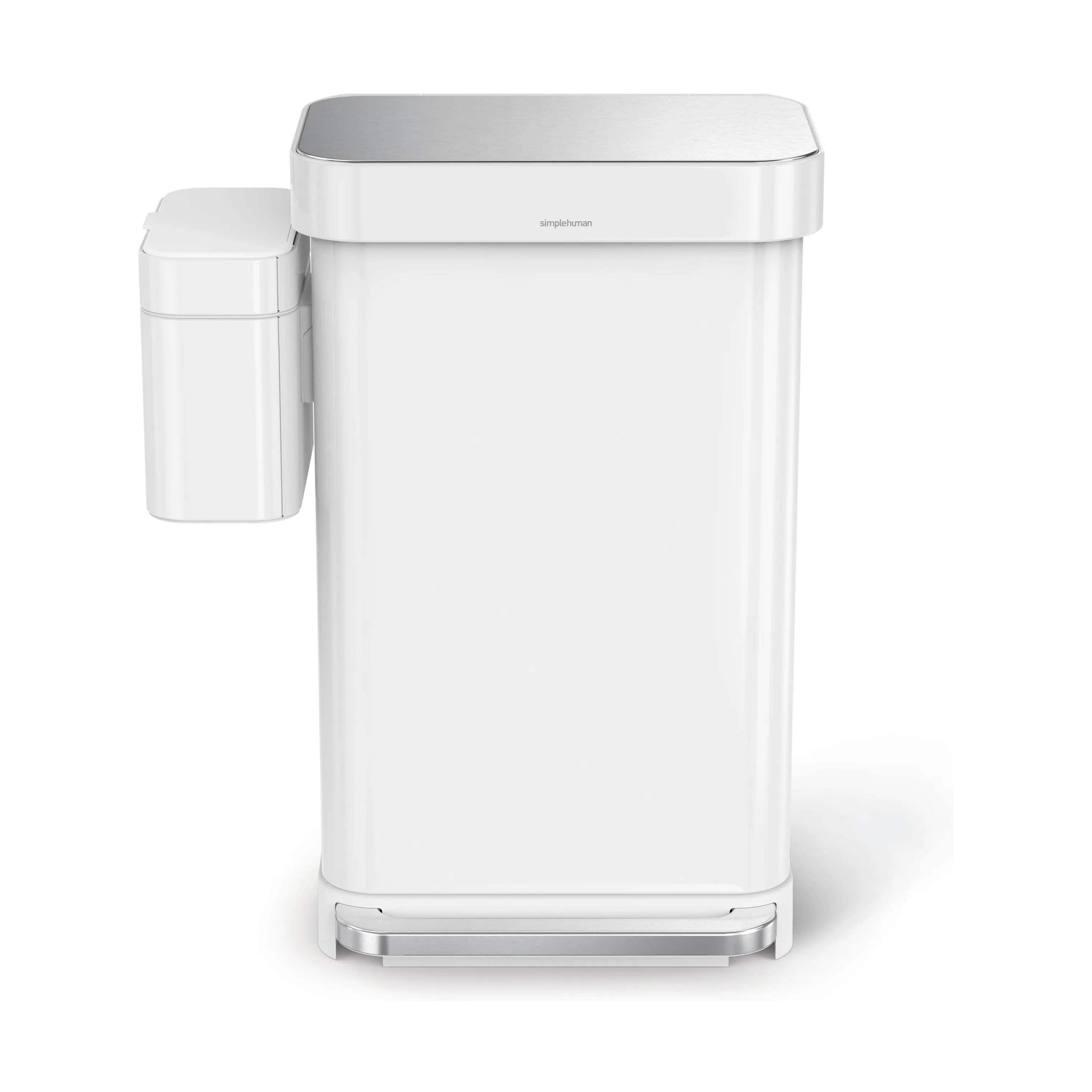 Simplehuman Spande uden pedal Kompostspand i Hvid, 4