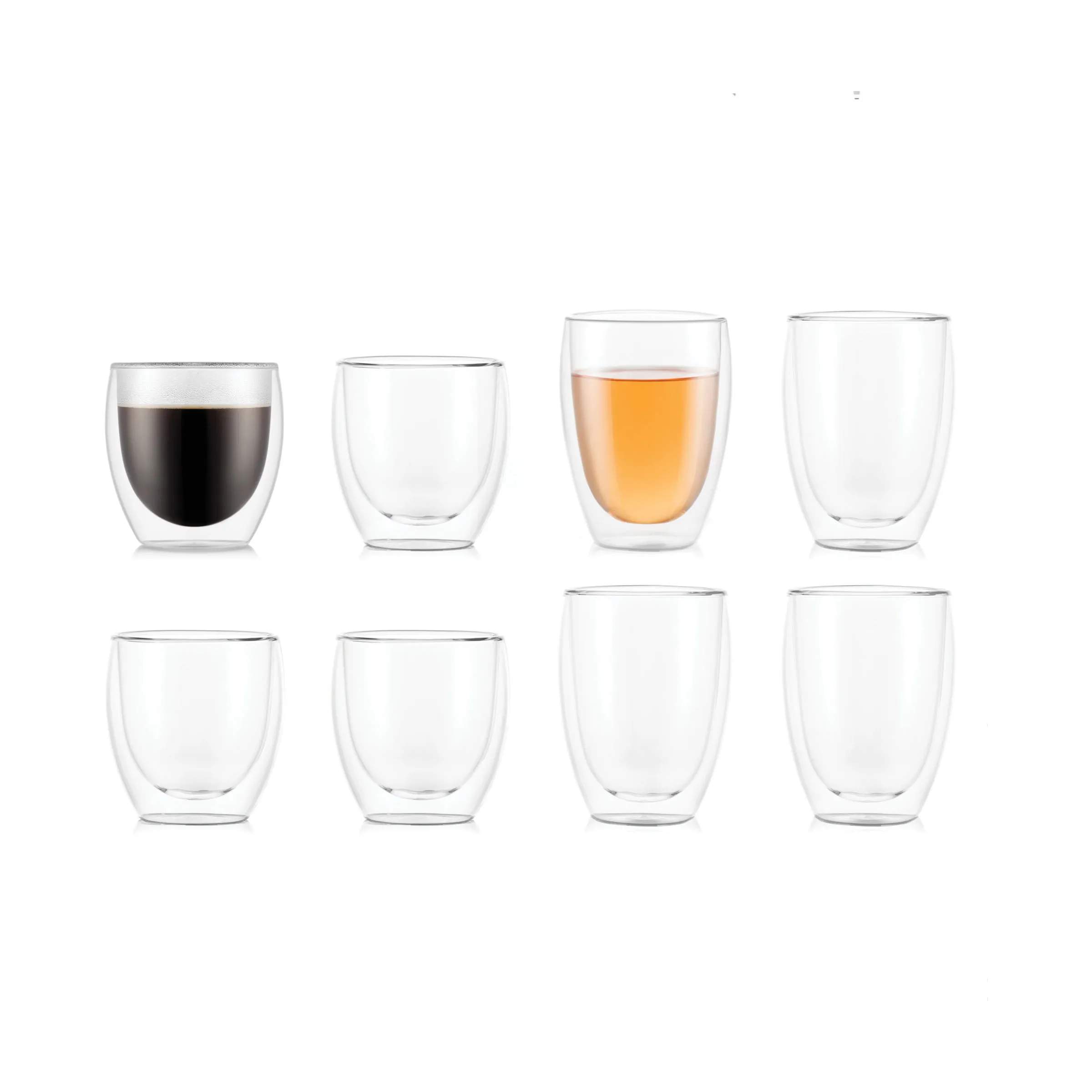 Bodum Termoglas Pavina Termoglas - 8 stk. i klar, 4