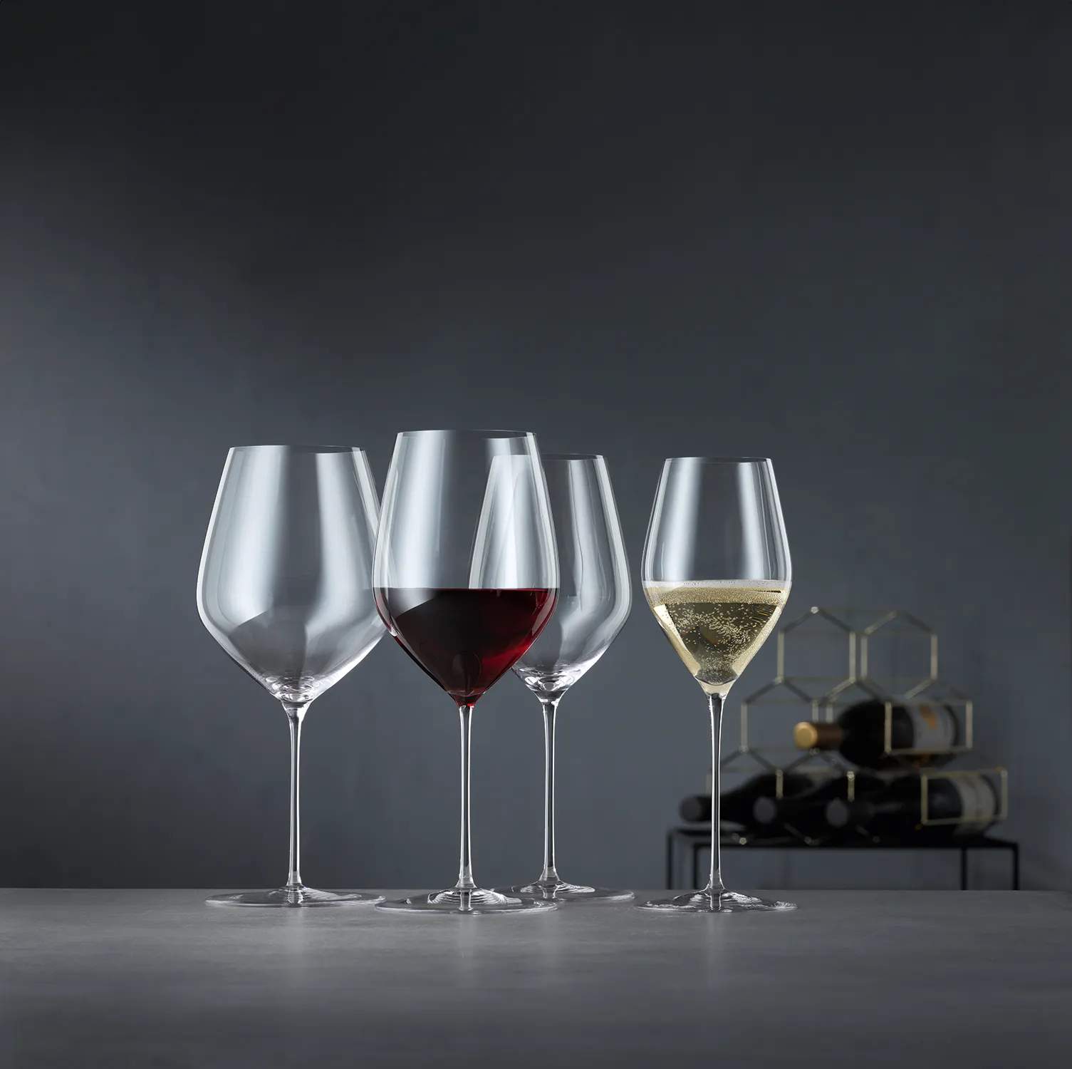Spiegelau Rødvinsglas HI-LITE Rødvinsglas - 2 stk. i KLAR, 3