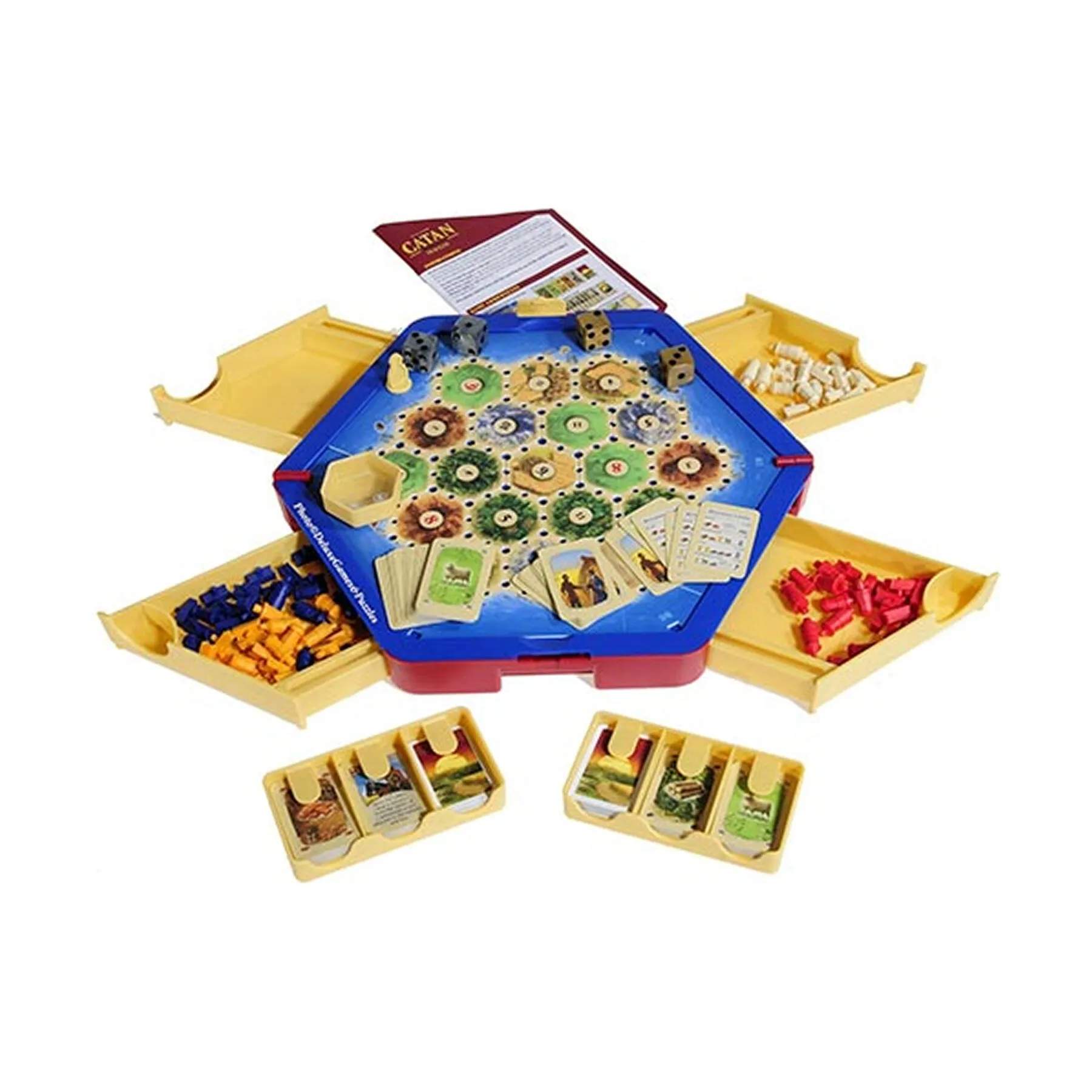 Spilbræt Spil Brætspil - Catan - Mini i Multifarvet, 3