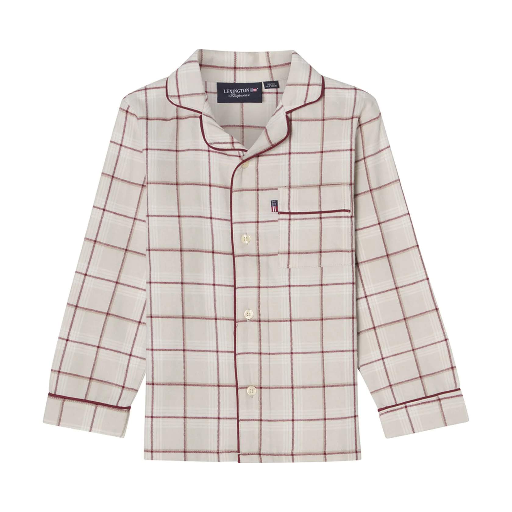 Lexington Pyjamas Holiday Collection 2025 Pyjamassæt - 2 dele i Grå, 2-4 år, 3