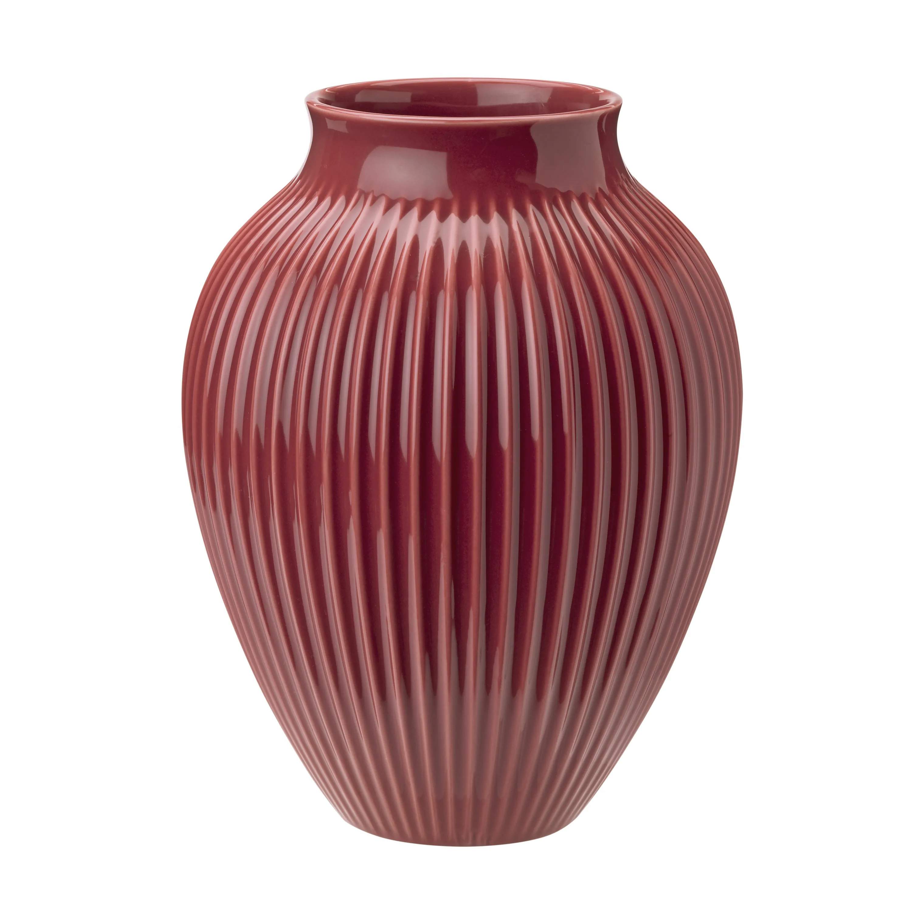 Riller Vase, bordeaux, large