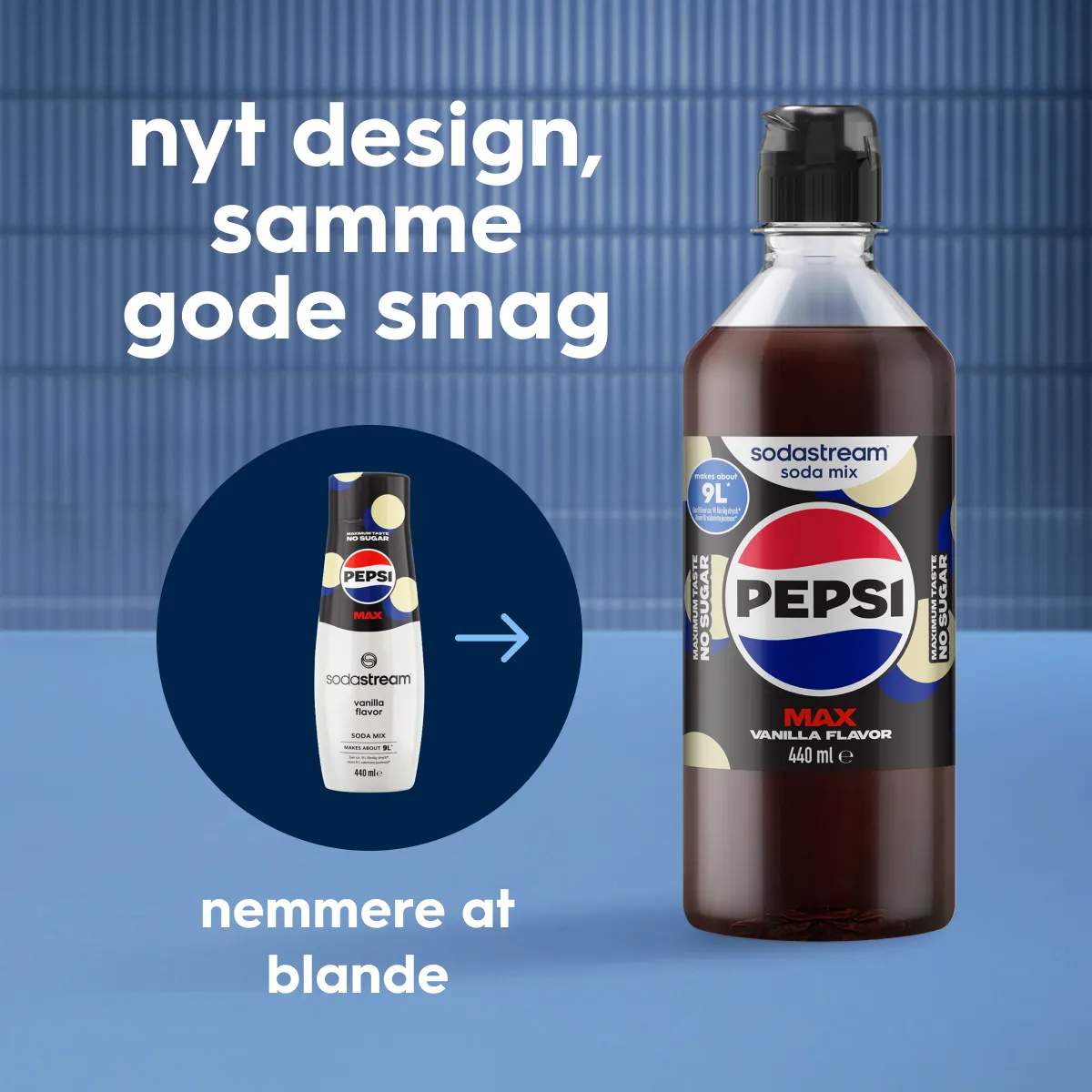 SodaStream Smagskoncentrater Sirup - Pepsi Max Vanilla i Pepsi Max Vanilla, 2