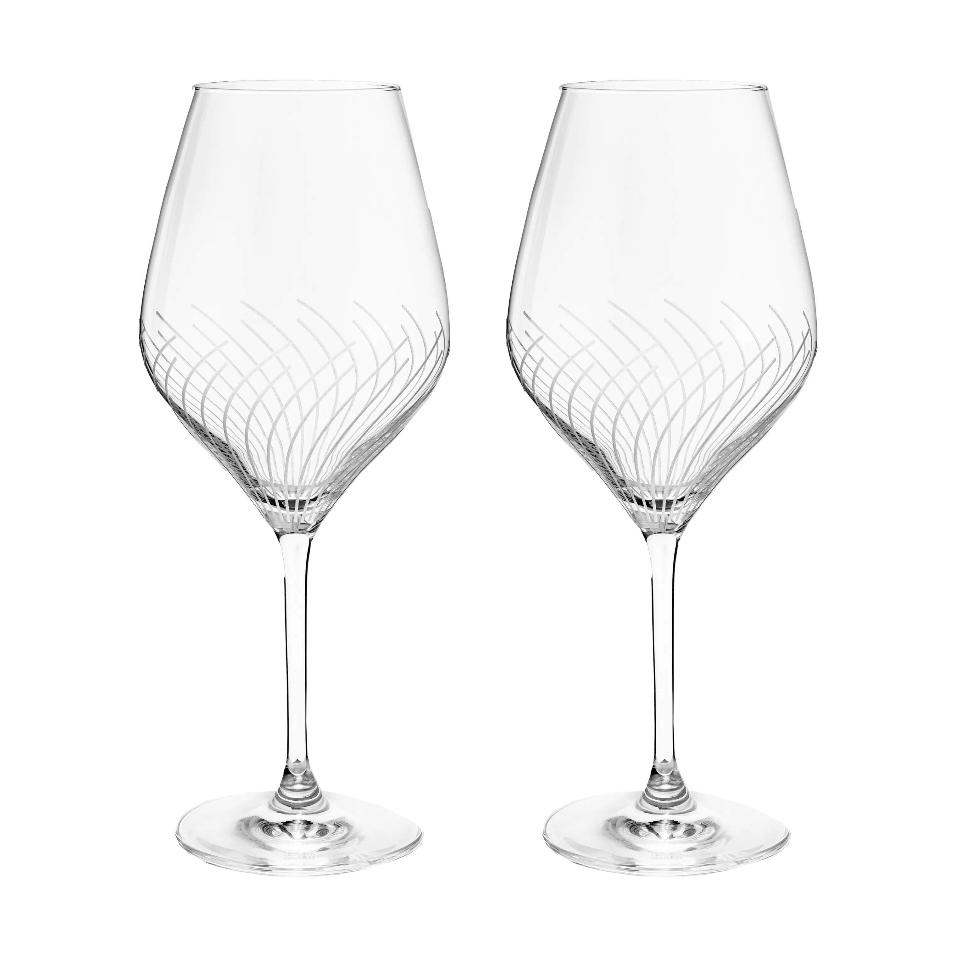 Holmegaard Rødvinsglas Cabernet Lines Rødvinsglas - 2 stk. i Klar, 52 cl, 1