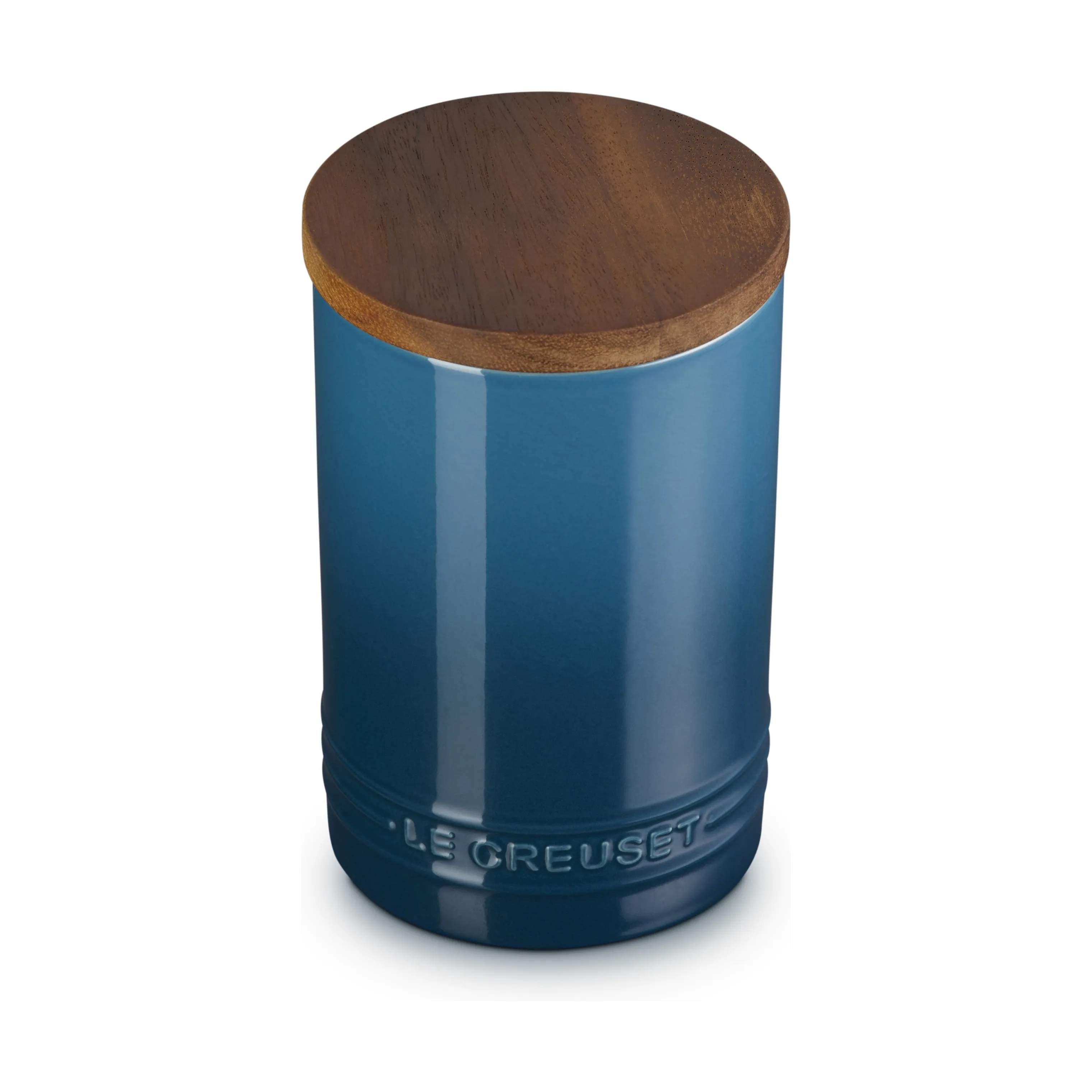 Le Creuset Opbevaringskrukker Signature Opbevaringskrukke m. Låg i Deep Teal, 770 ml, 6