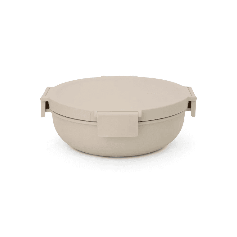 Brabantia Madkasser Make & Take Salatskål i Soft Beige, 1.3 L, 1