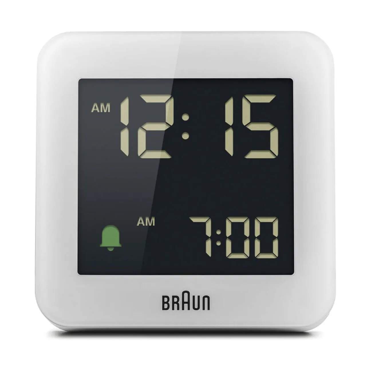 Braun Vækkeure BC09W-DCF WHWH-DCF Vækkeur i Hvid, H7,5 x B7,5 cm, 4