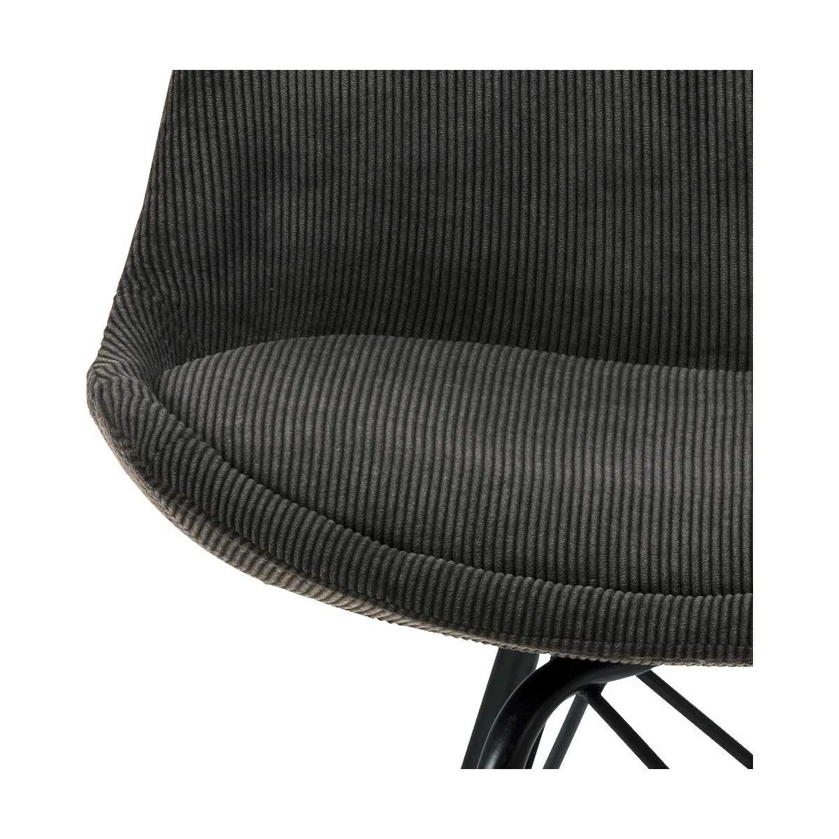 CASA Living Spisebordsstole Eris Spisebordsstol - 2 stk. i antracit, 3