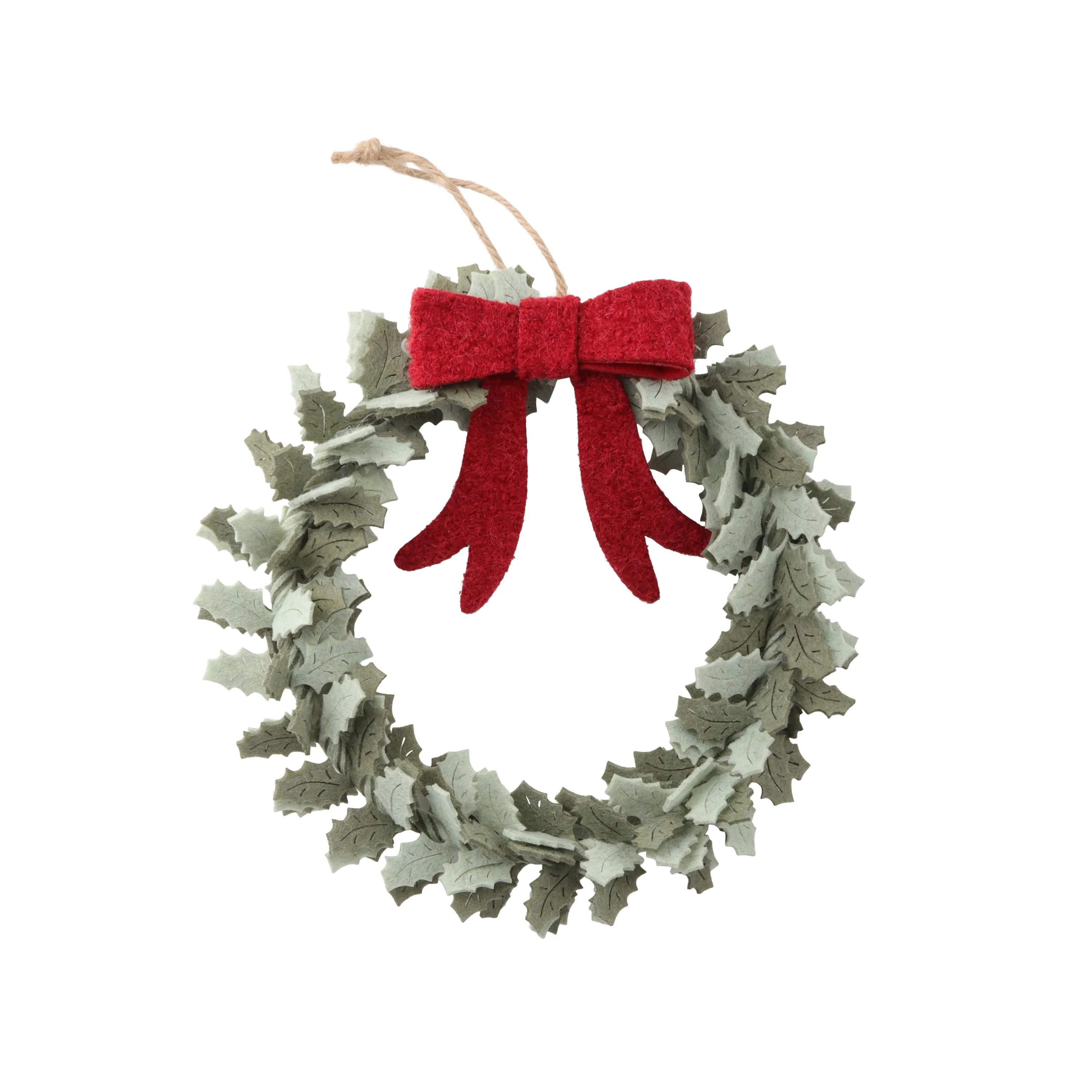 Casa Christmas Juleophæng Krans i 25 cm, 1