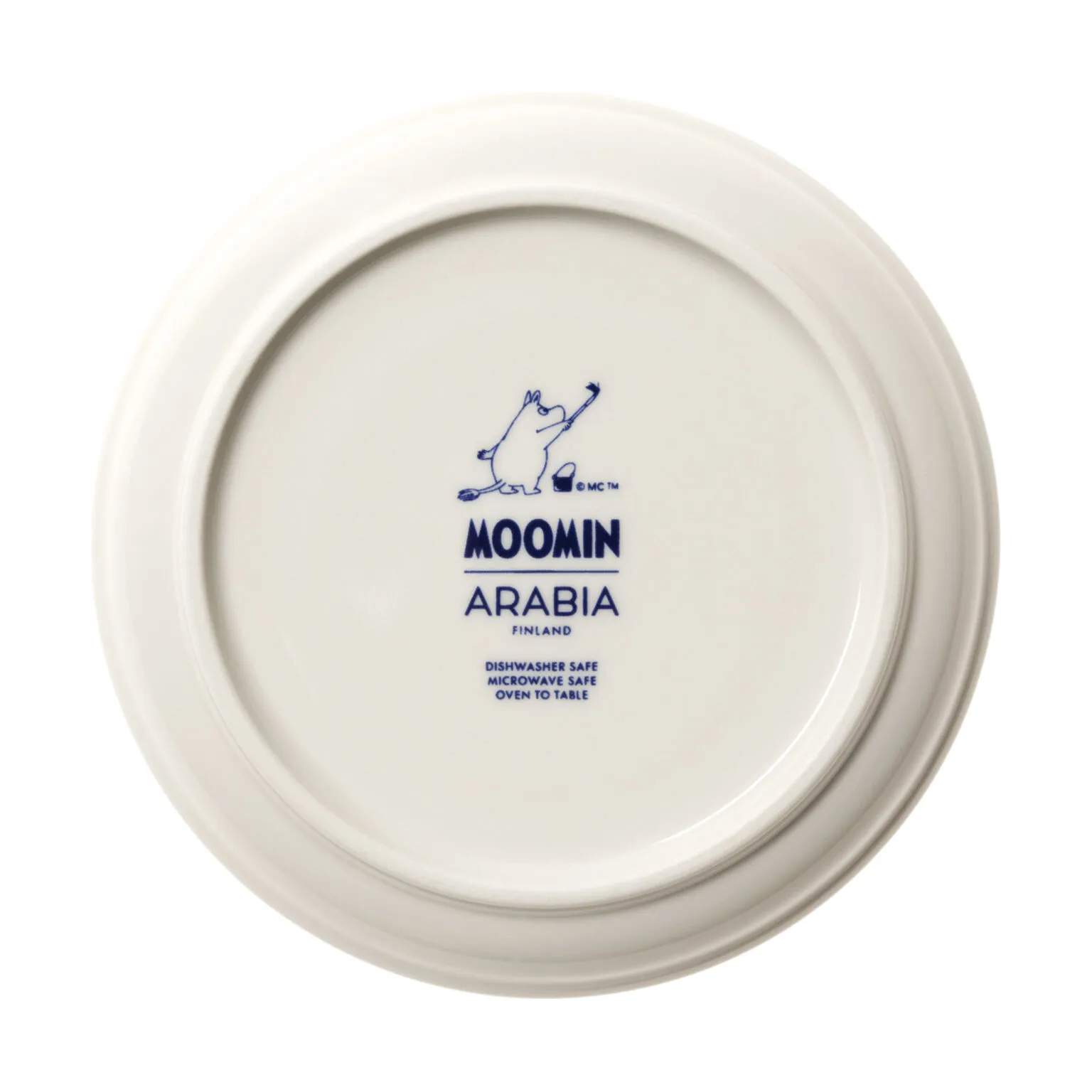 Moomin Arabia Krus og kopper med hank Haru Kop m. Underkop i Hvid, 9