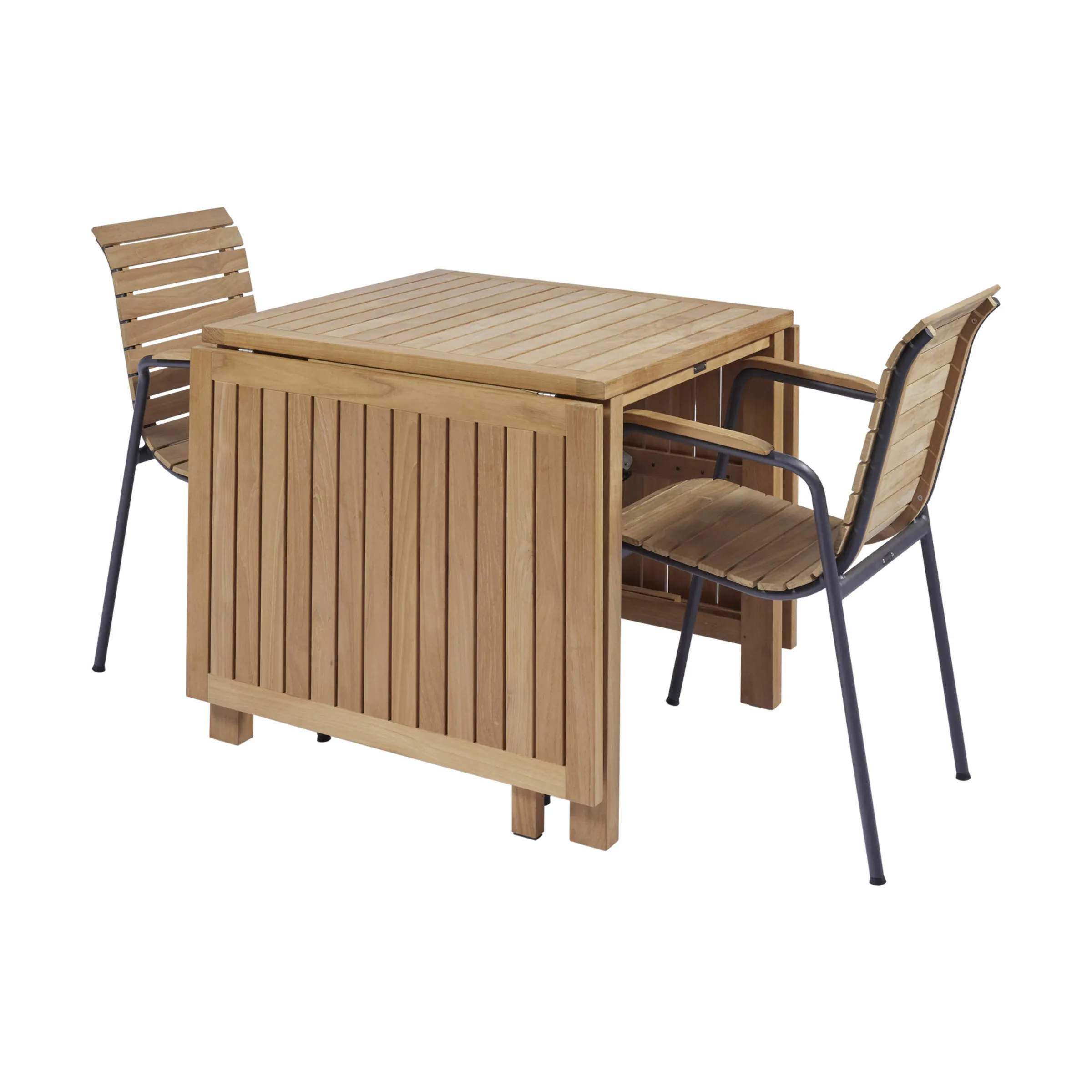 Cambridge Havemøbelsæt, antracit/teak, large
