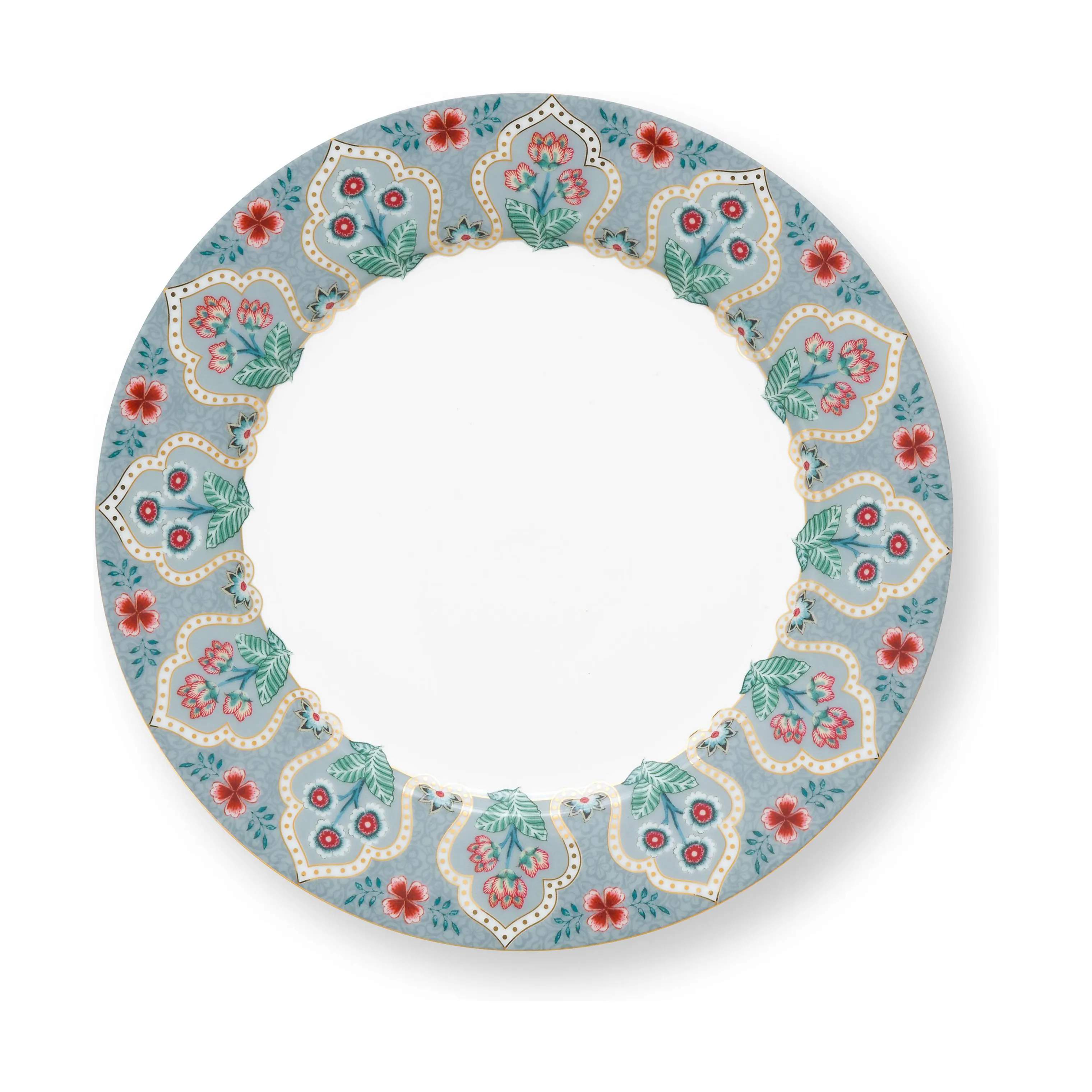 PIP Studio Frokosttallerkener Flower Festival Frokosttallerken - 4 stk. i Blue, 3