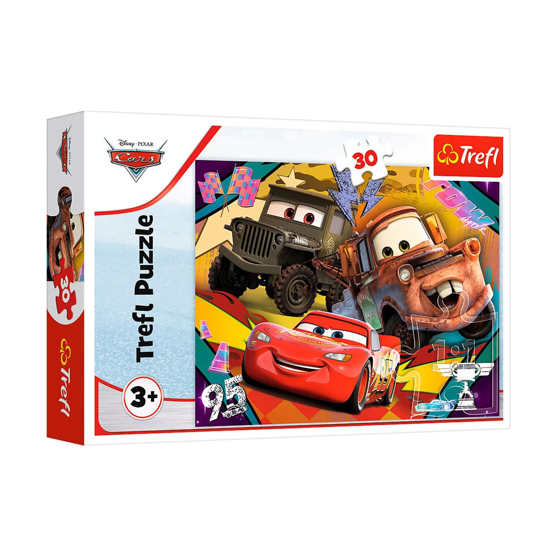 Spilbræt Puslespil Puzzle Puslespil - Biler i Biler, 1