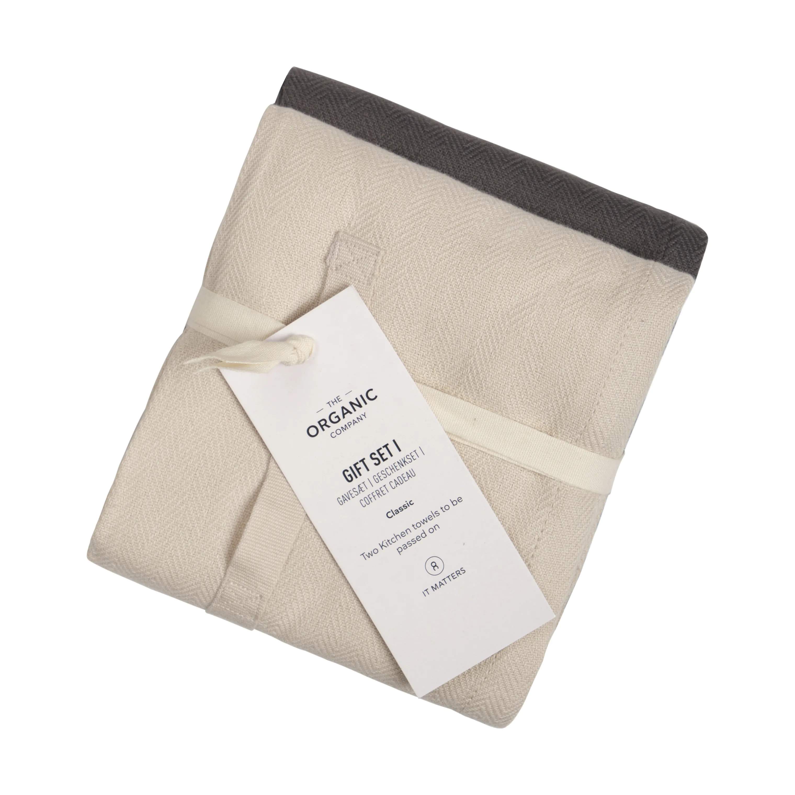The Organic Company Viskestykker Viskestykke - 2 stk. i Beige, 4