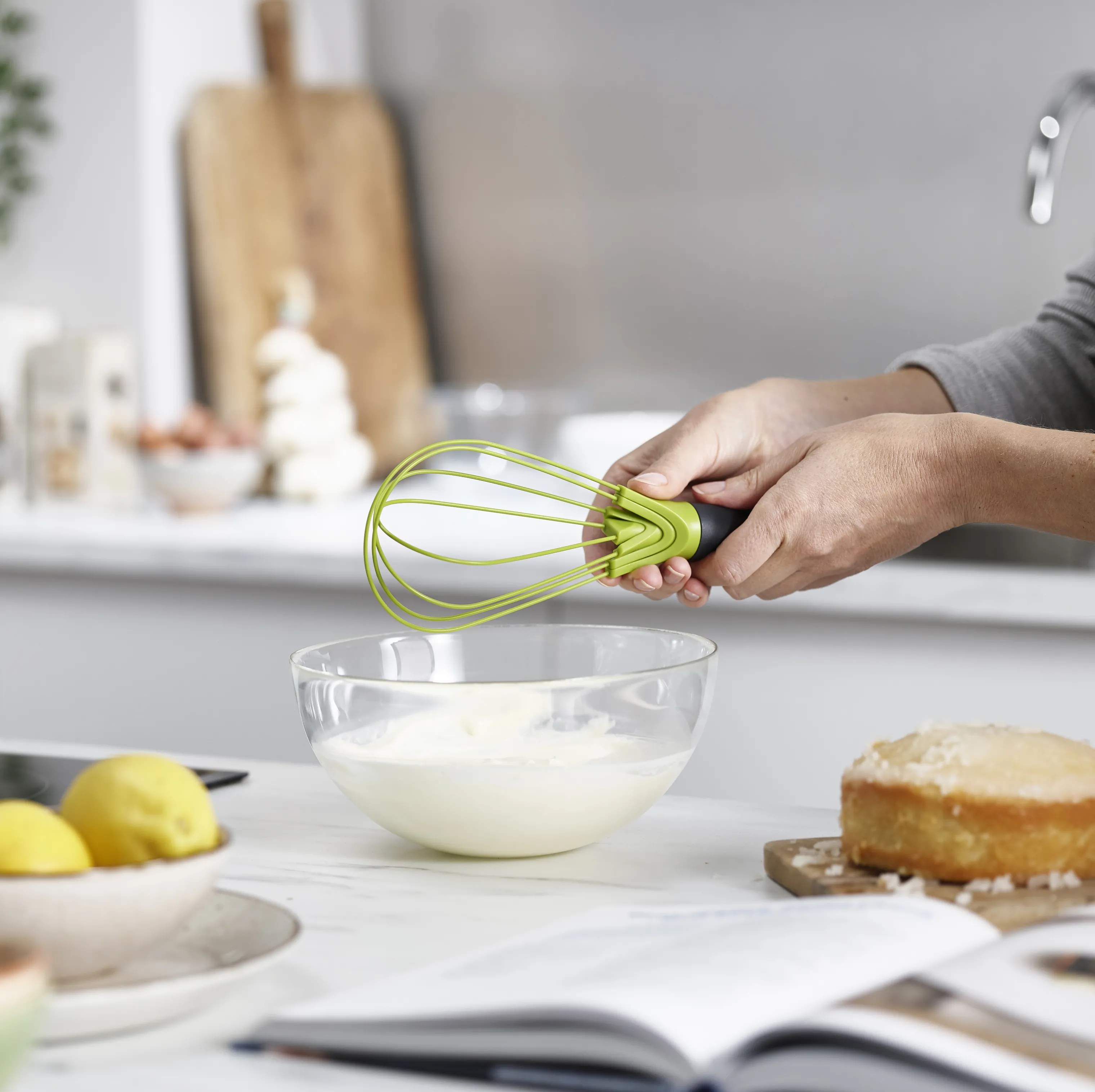 Joseph Joseph Piskeris Cookshop Twist 2-i-1 Piskeris i Grøn/grå, 28 cm, 3