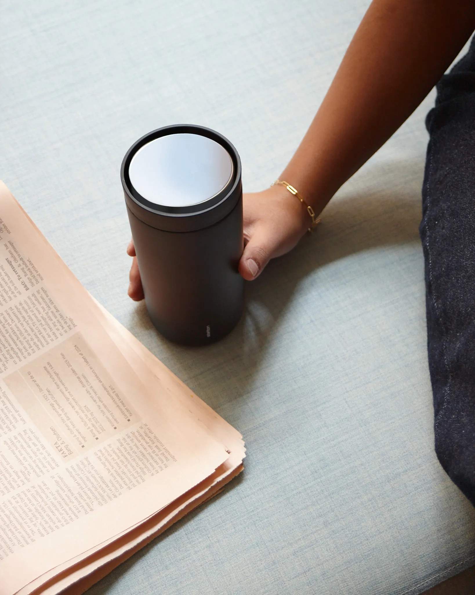 Stelton Termoflasker Drink-It To-Go Click Termokop i soft black, 20 cl, 3