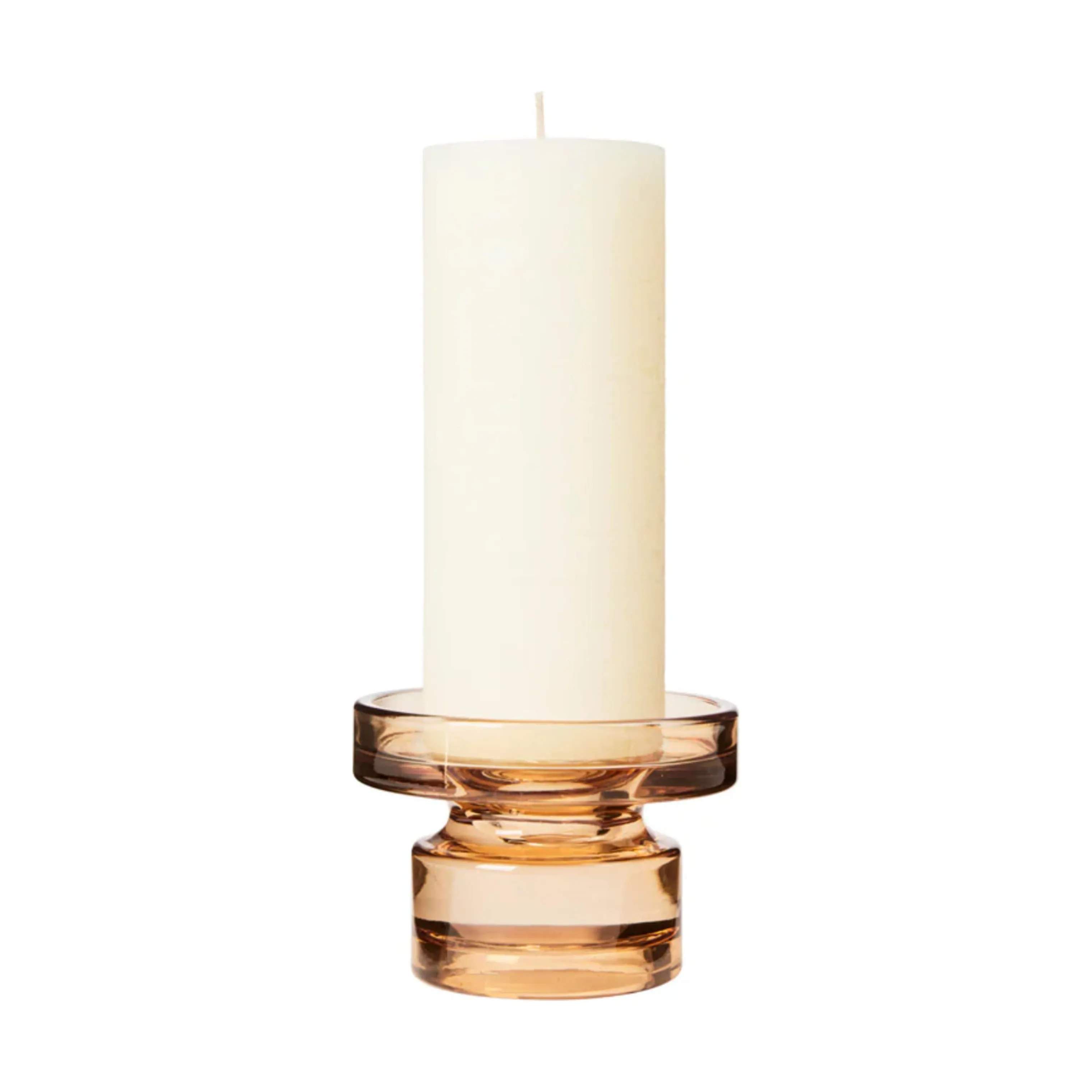 Broste Copenhagen Bloklysestage Petra Lysestage i Brun, 11 cm, 1