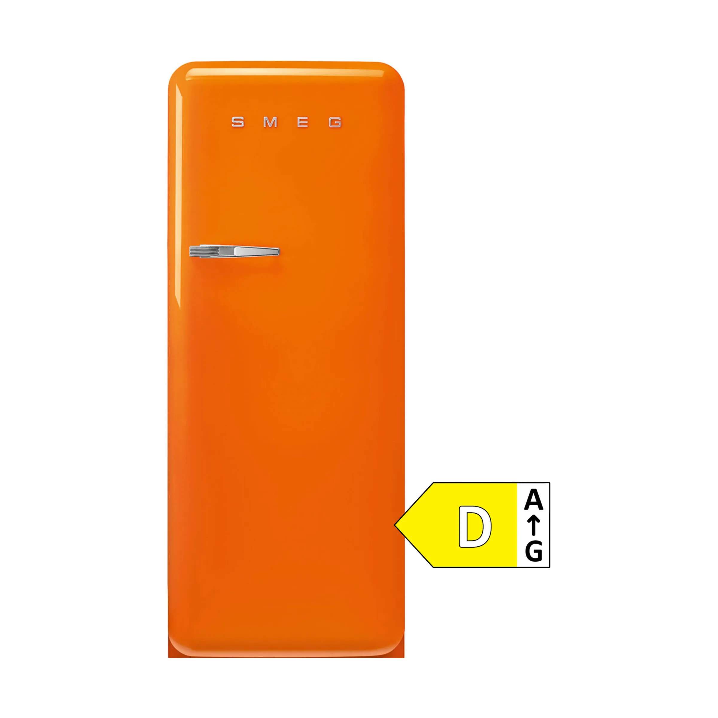 Smeg Køleskabe 50's Style Kølefryseskab i Orange, 1