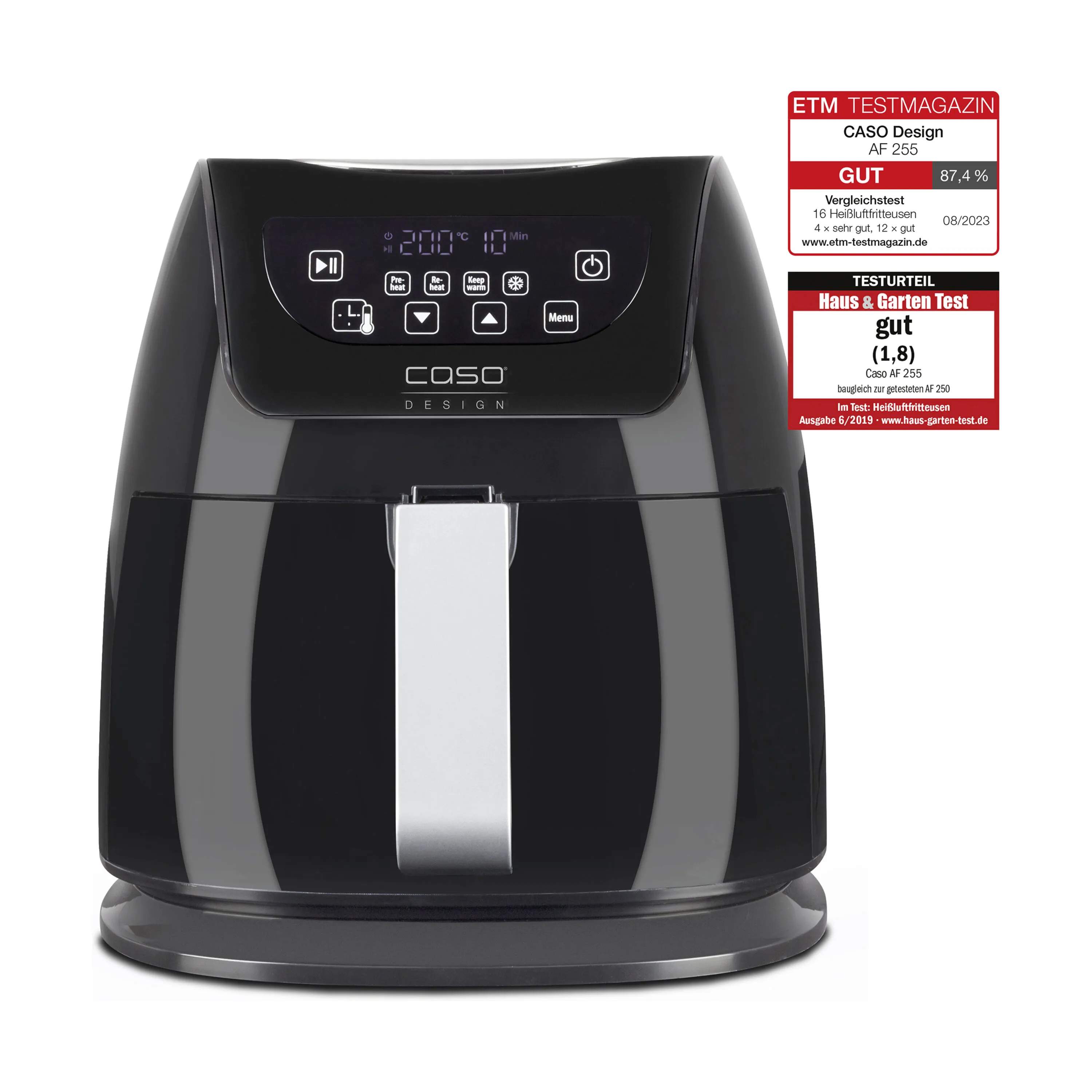 Caso Airfryers Airfryer AF255 i Sort, 3