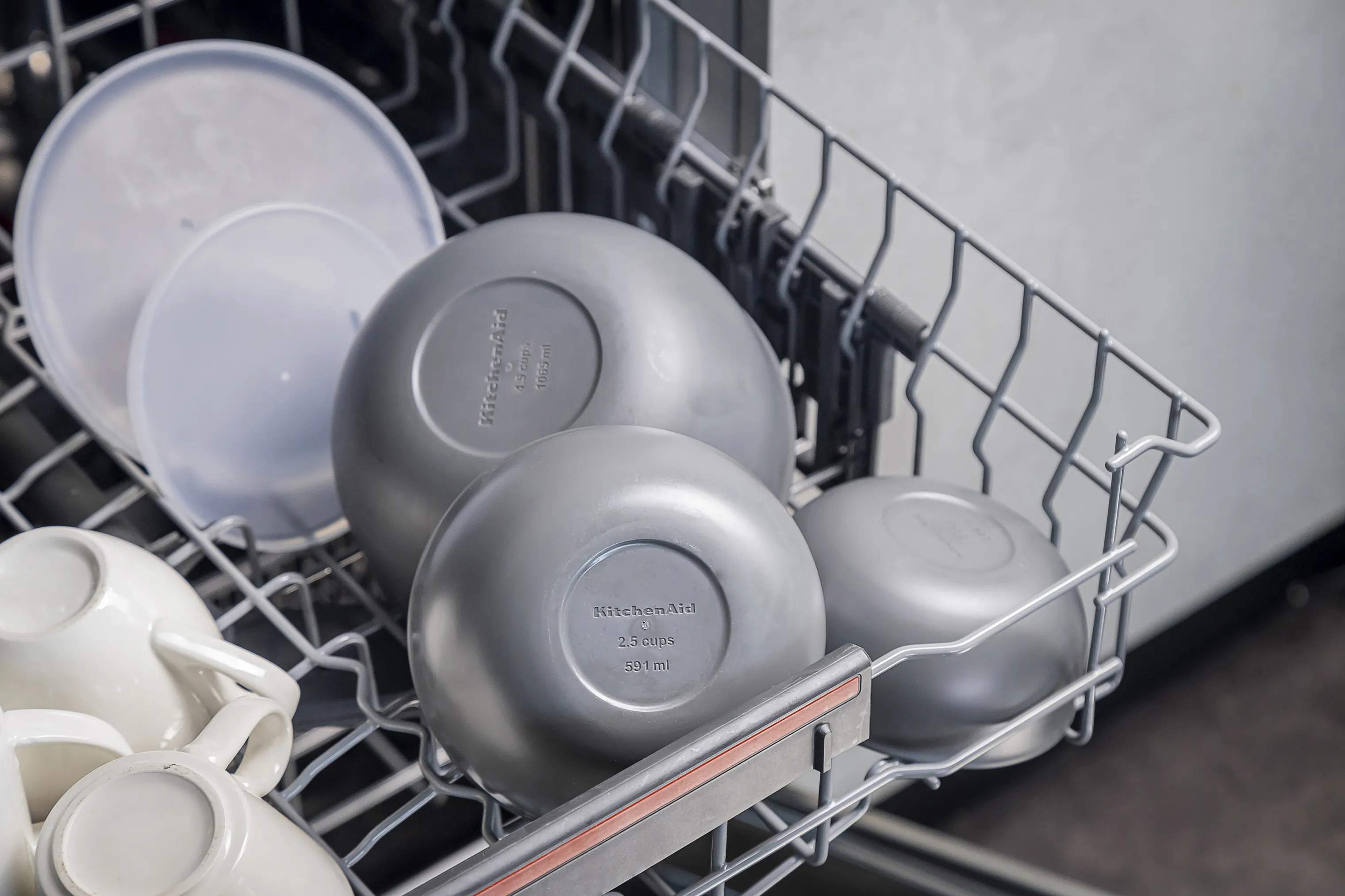 KitchenAid Røreskålsæt Coreline Opbevarings skålsæt m. låg - 8 dele i Grey, 3