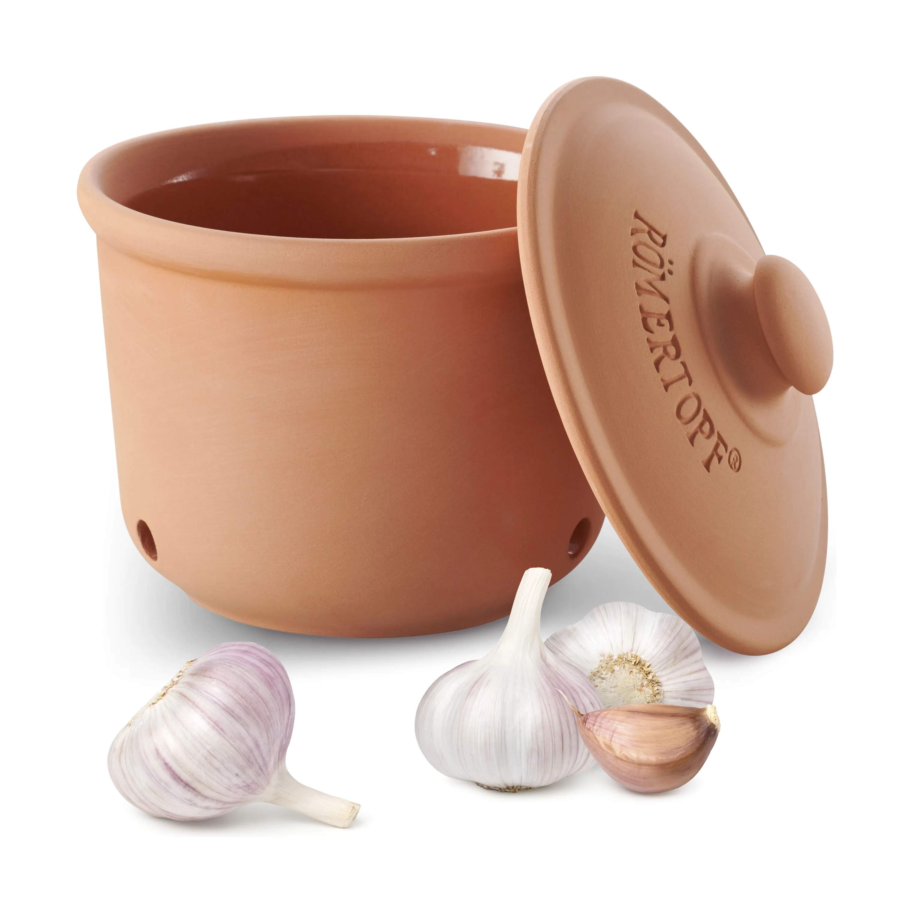 Römertopf Krukker med låg Opbevaringskrukke - Mini i Terracotta, 0.6 L, 2
