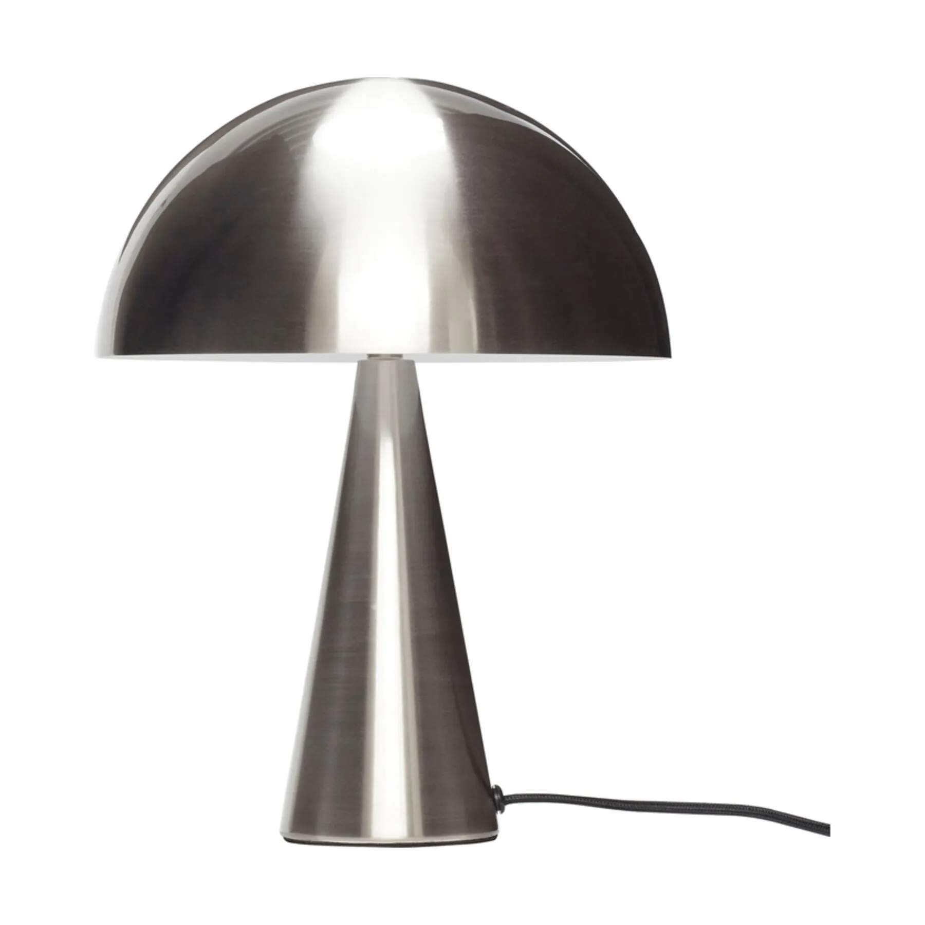 Hübsch Bordlamper Mush Bordlampe i Nikkel, 34 cm, 1