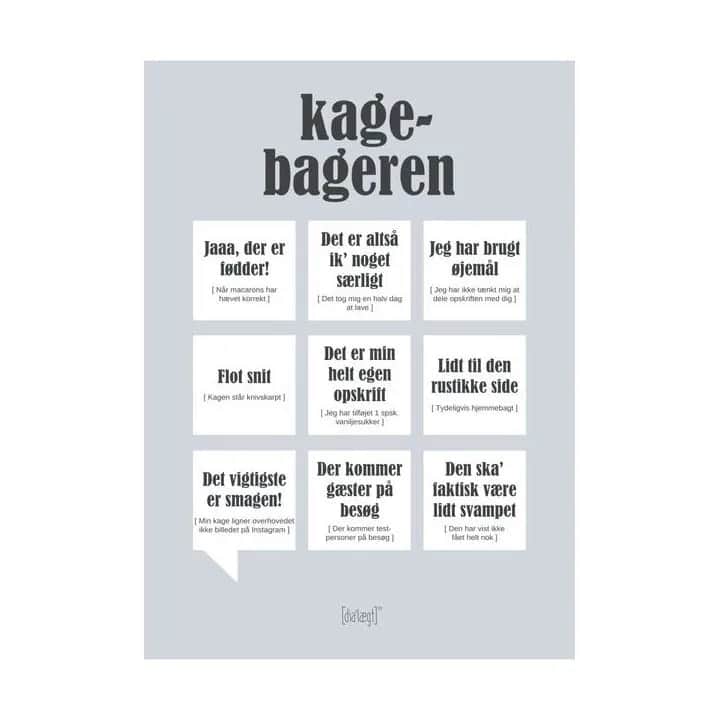 Poster&Frame Plakater Plakat - Kagebageren i B21 x L29,7 cm, 1