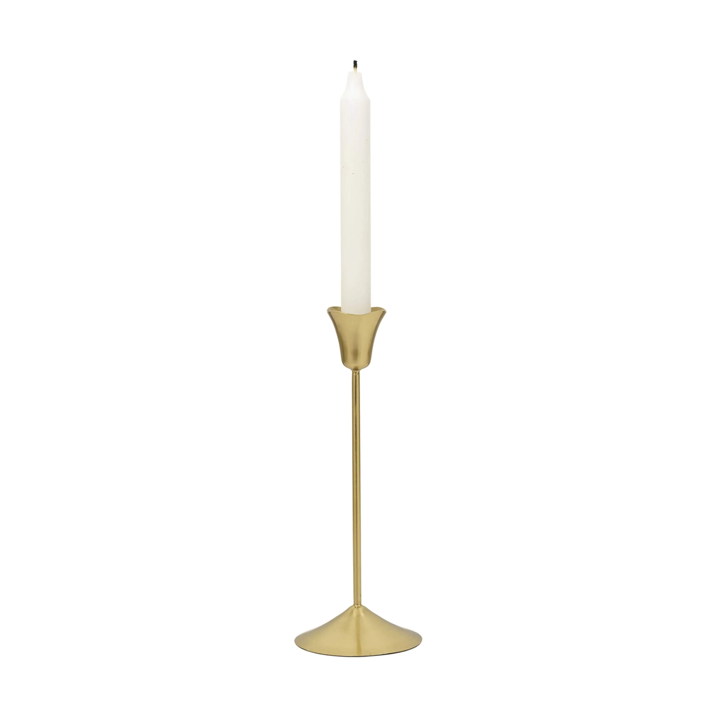 Broste Copenhagen Kronelysestage Ria Lysestage i messing, 24 cm, 1