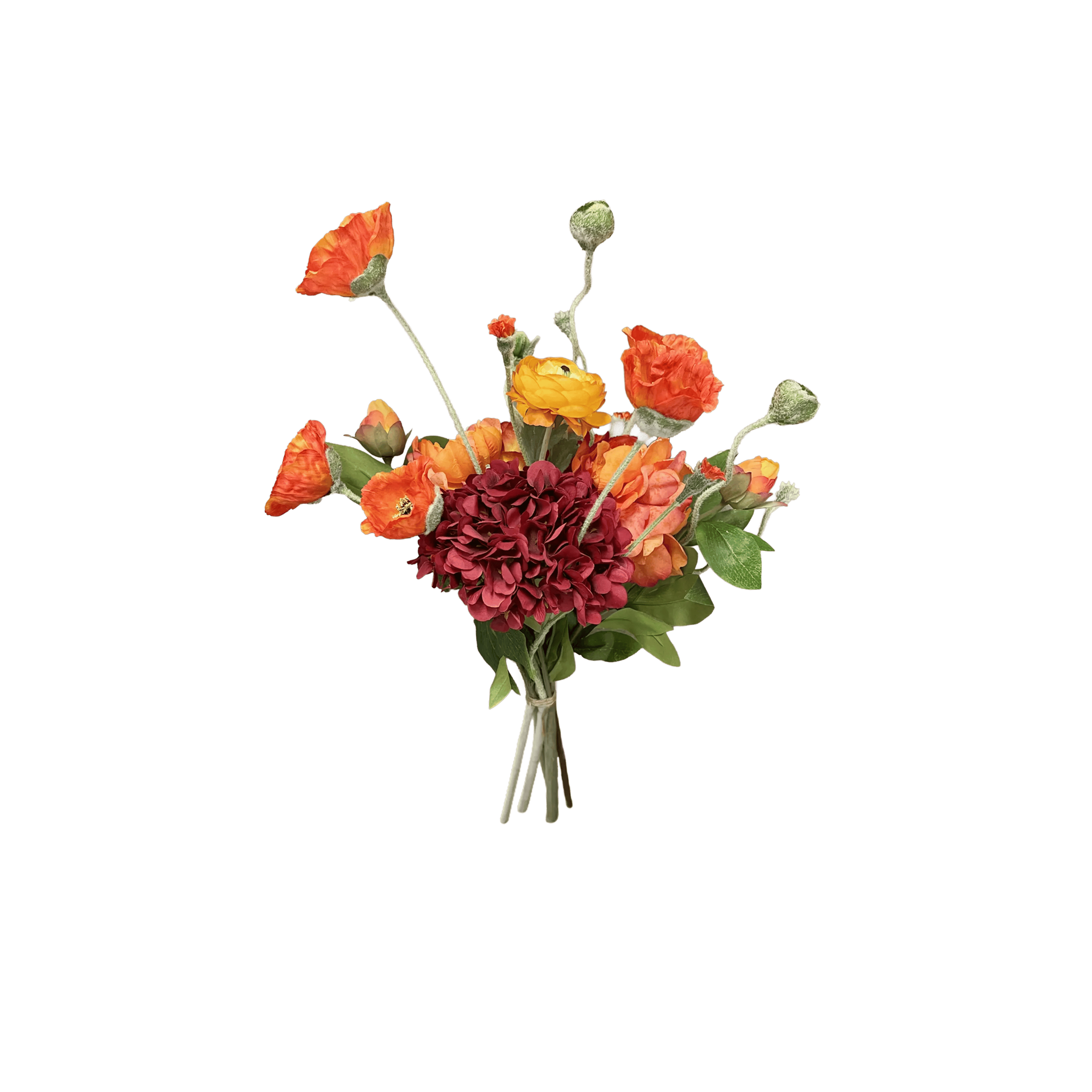 everbloom Kunstige blomster Blomsterbuket i Orange, 1