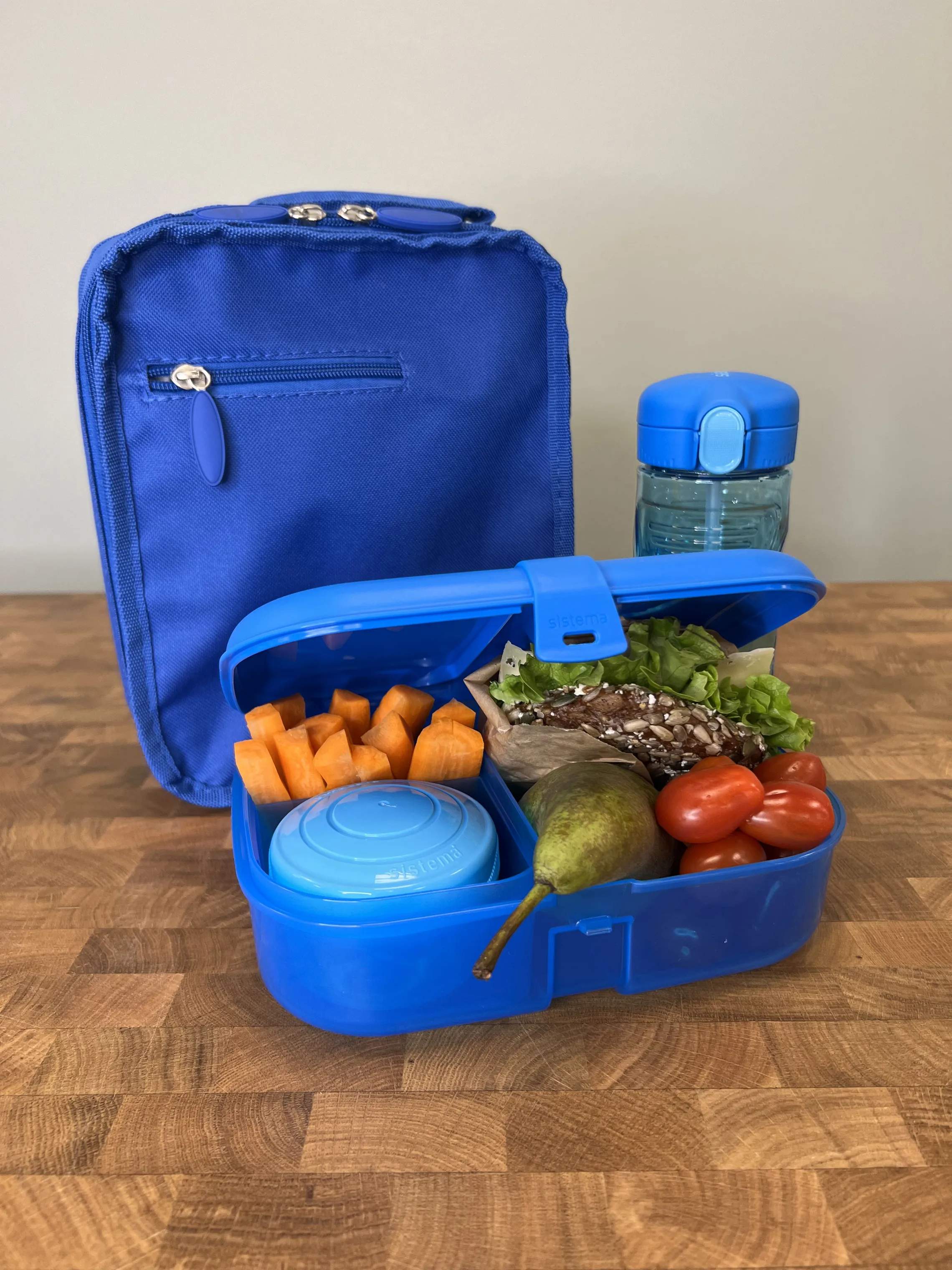 Sistema Madkasser Lunch Time Startpakke - 3 dele i Blue, 2