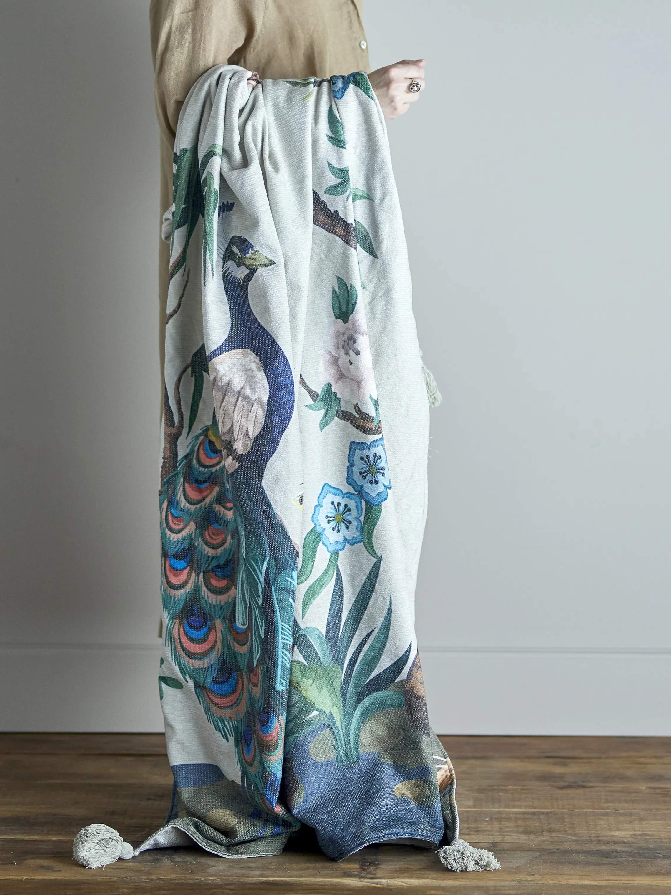 Creative Collection Plaider Peacock Plaid i Grøn, 3