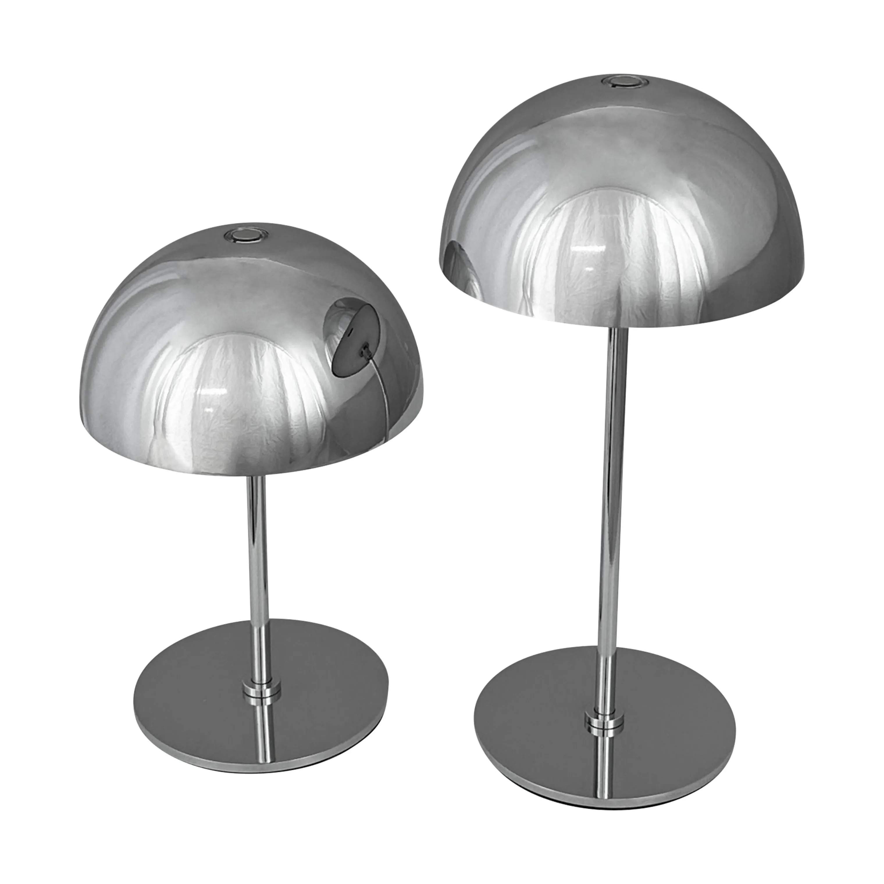 Dyberg Larsen LED-lamper Along LED-Bordlampe - 2 stk i Krom, 3