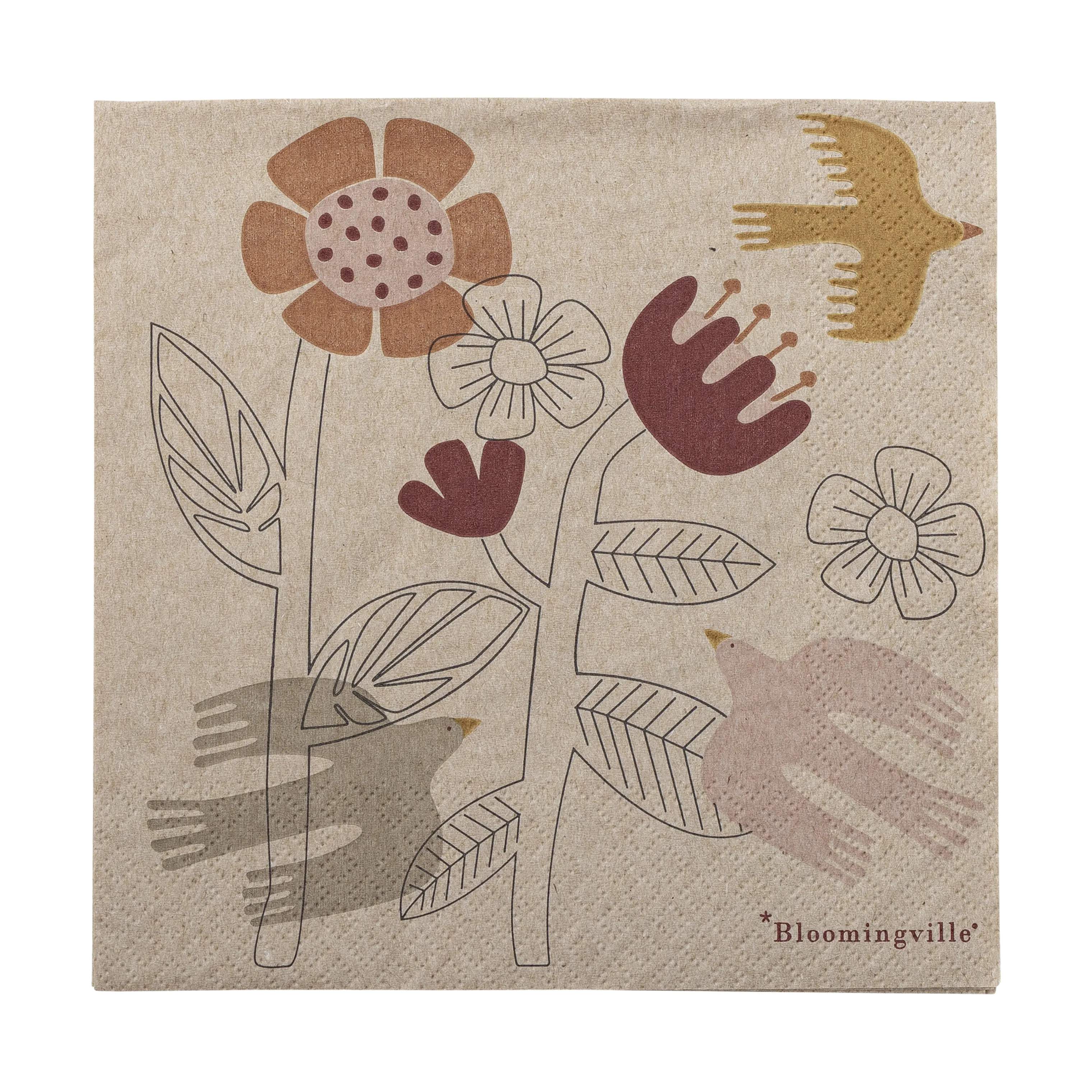 Bloomingville Servietter Vivielle Serviet - 20 stk. i Multifarvet, 1