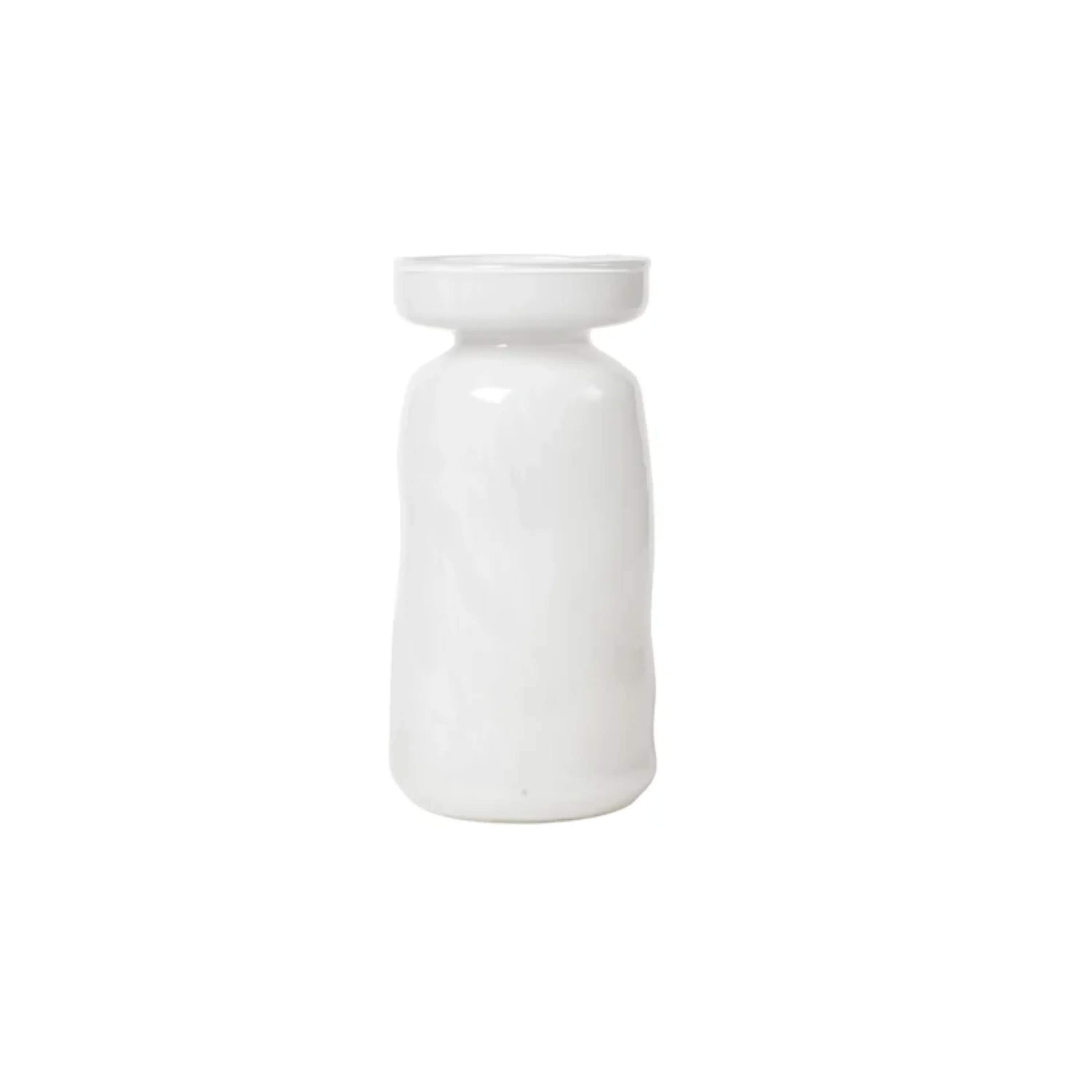 Broste Copenhagen Vaser Solai Vase i Hvid, 19,5 cm, 1
