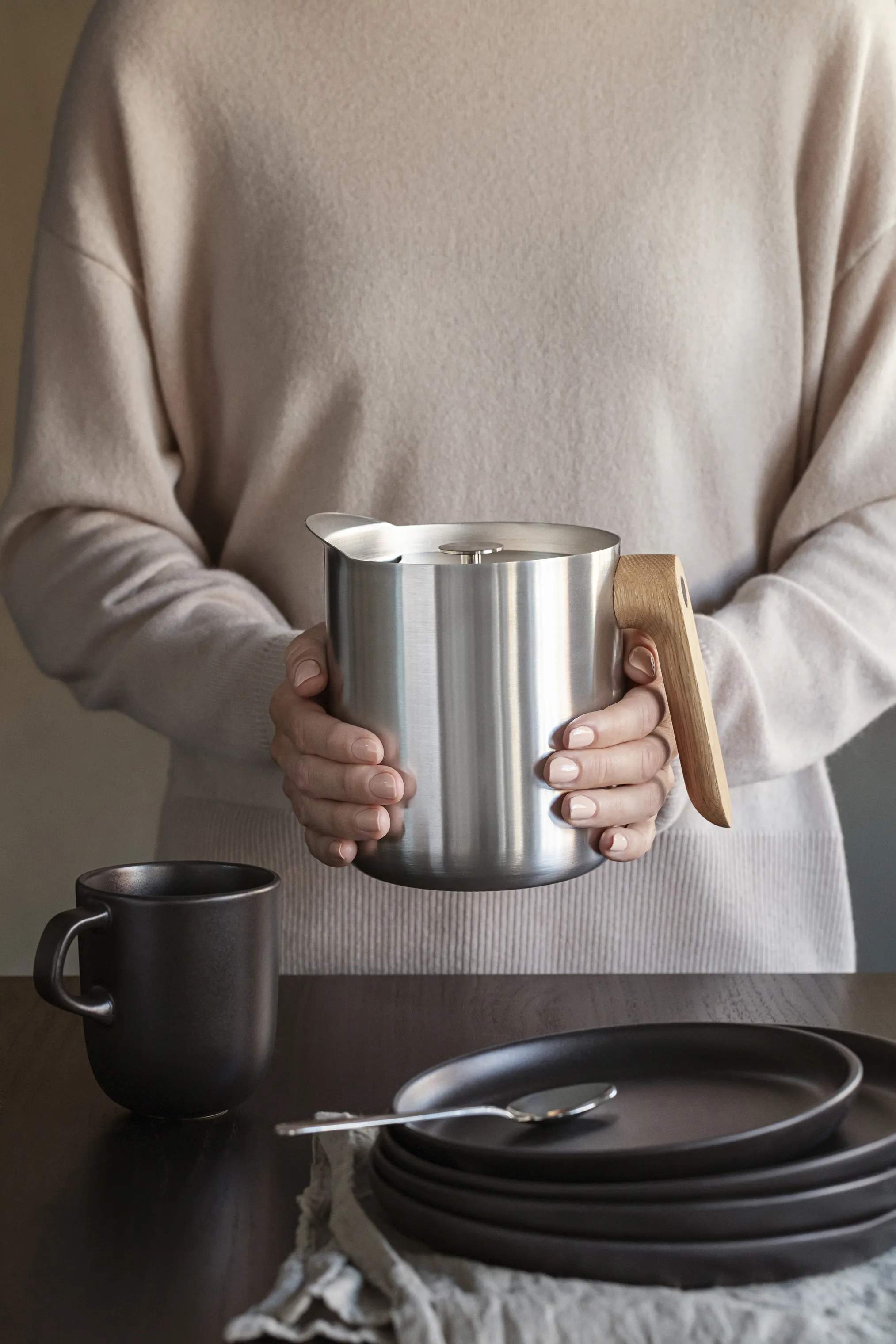 Eva Solo Stempelkander Nordic Kitchen Stempeltekande i Stål, 1 L, 3