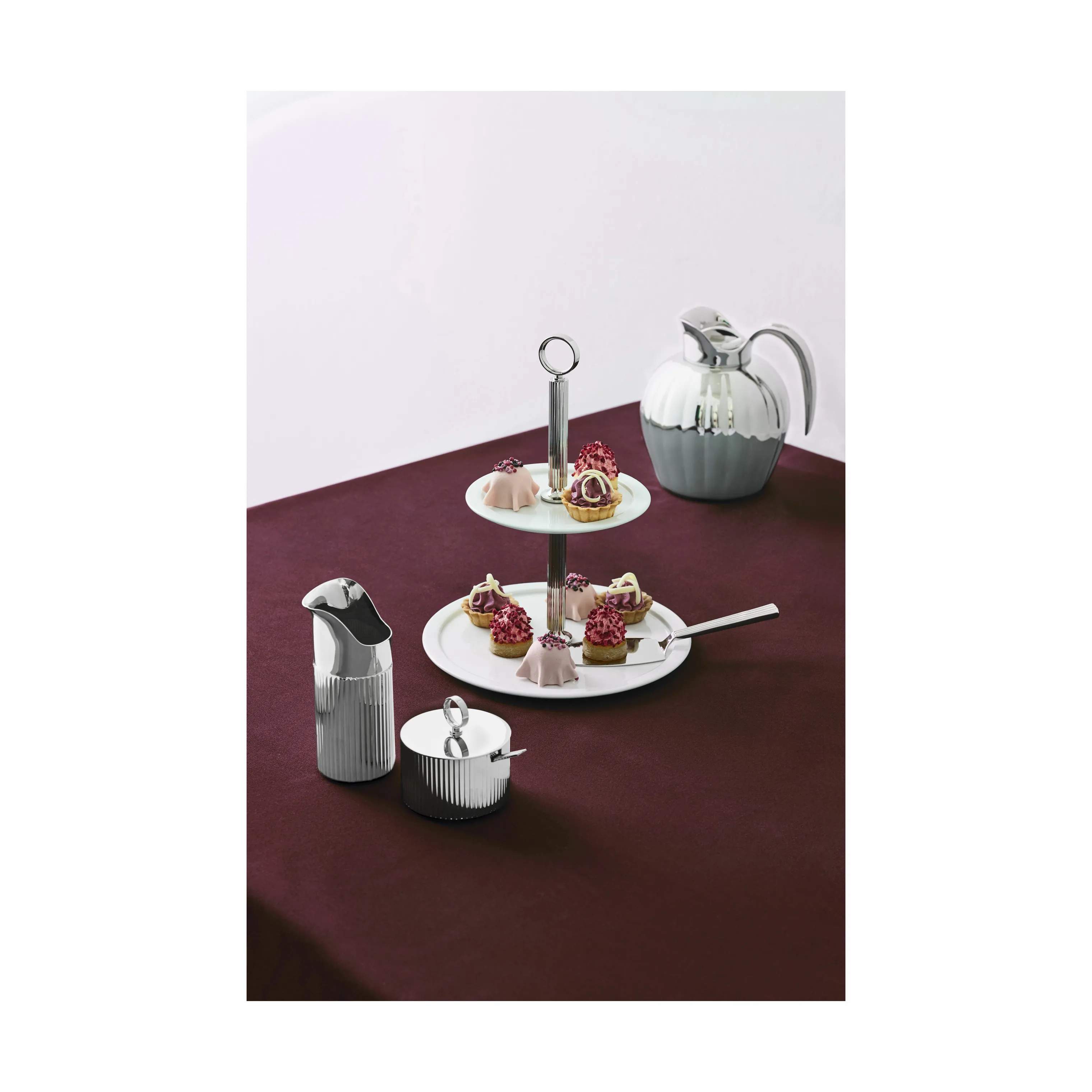 Georg Jensen Mælke- og flødekander Bernadotte Flødekande i Stål, 4