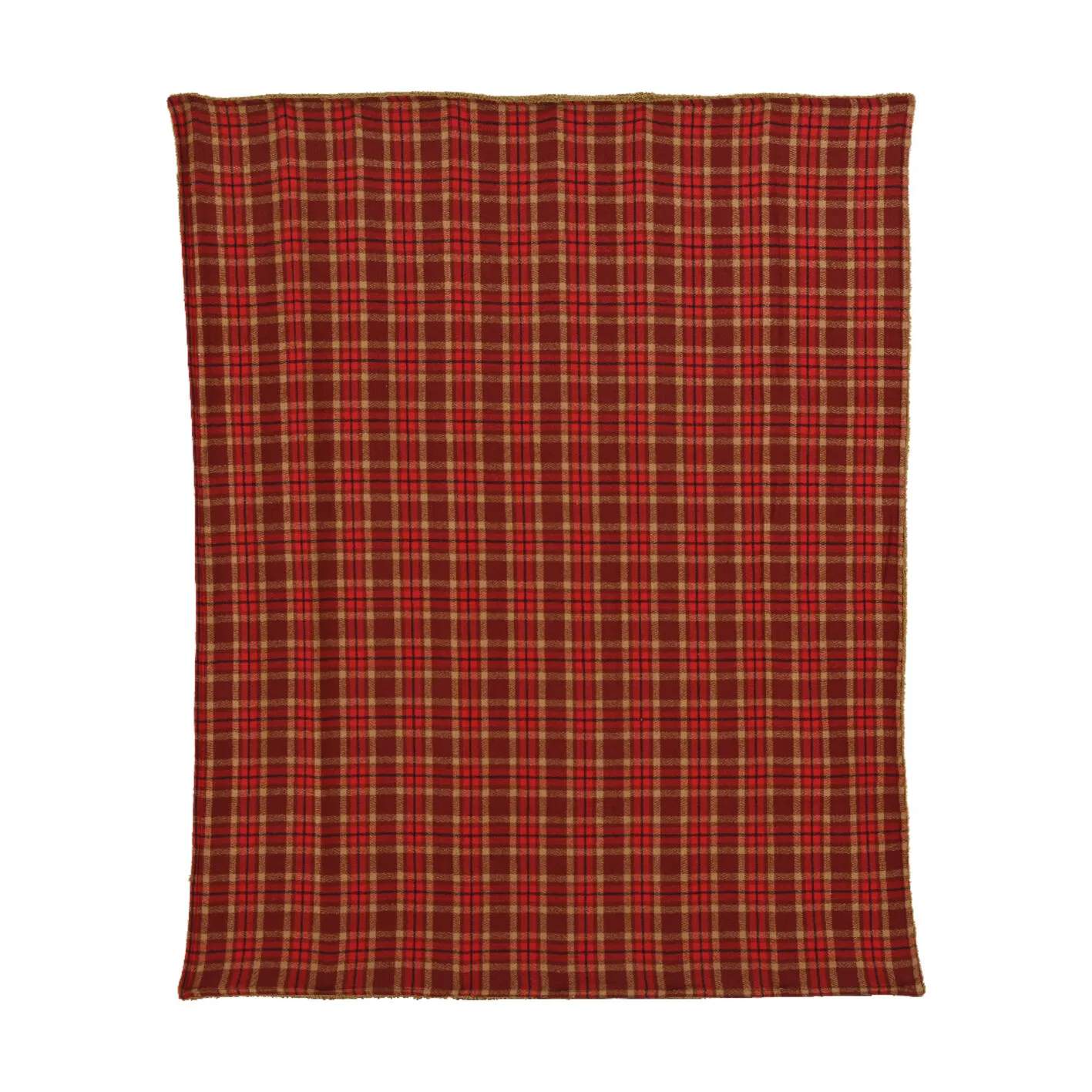 Casa Christmas Plaider Plaid i Rød/bordeaux, 2