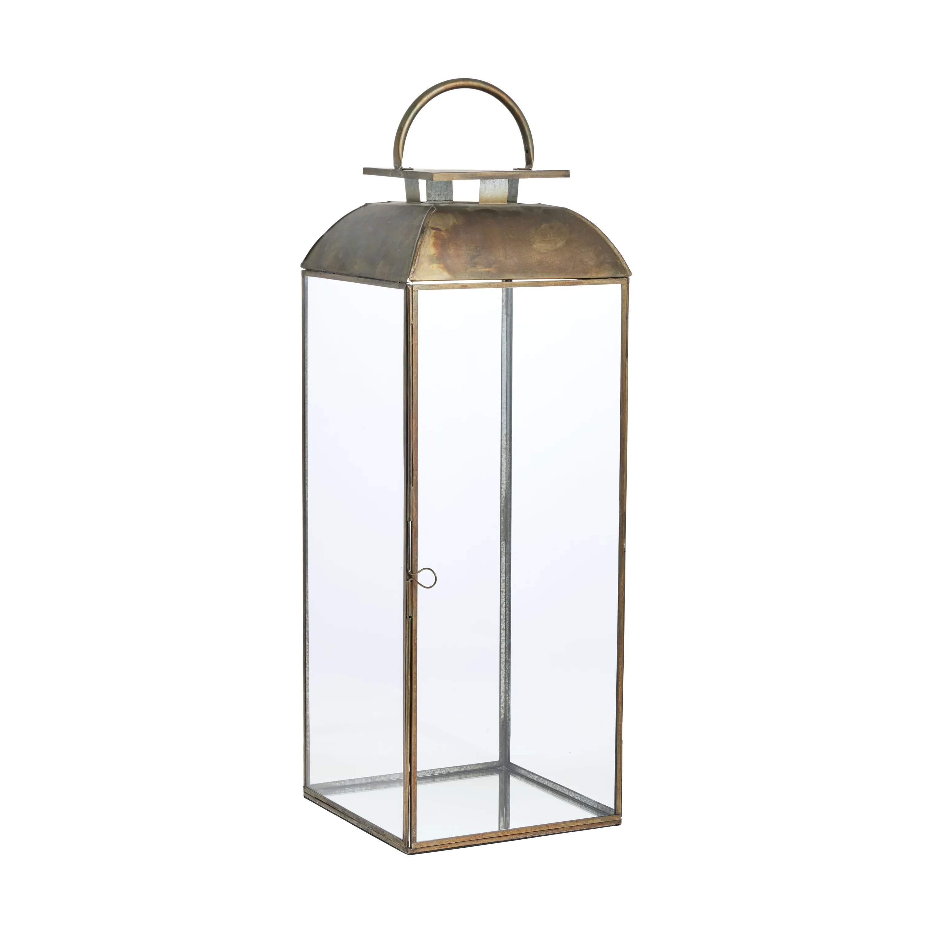 Lene Bjerre Lanterner Sigrid Lanterne i antik guldfarvet, 62 cm, 1