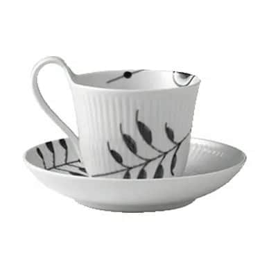 Sort Mega Riflet Kaffekop, sort/hvid, large