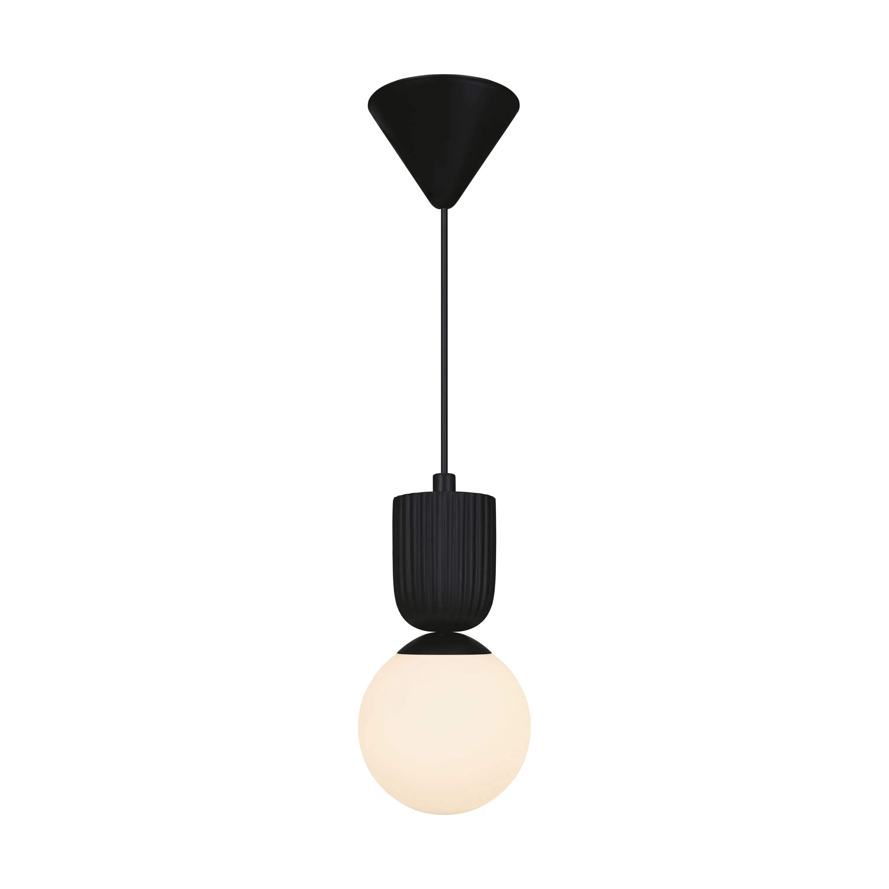 Nordlux Pendler Sadie Pendel i Sort / Opal, 1