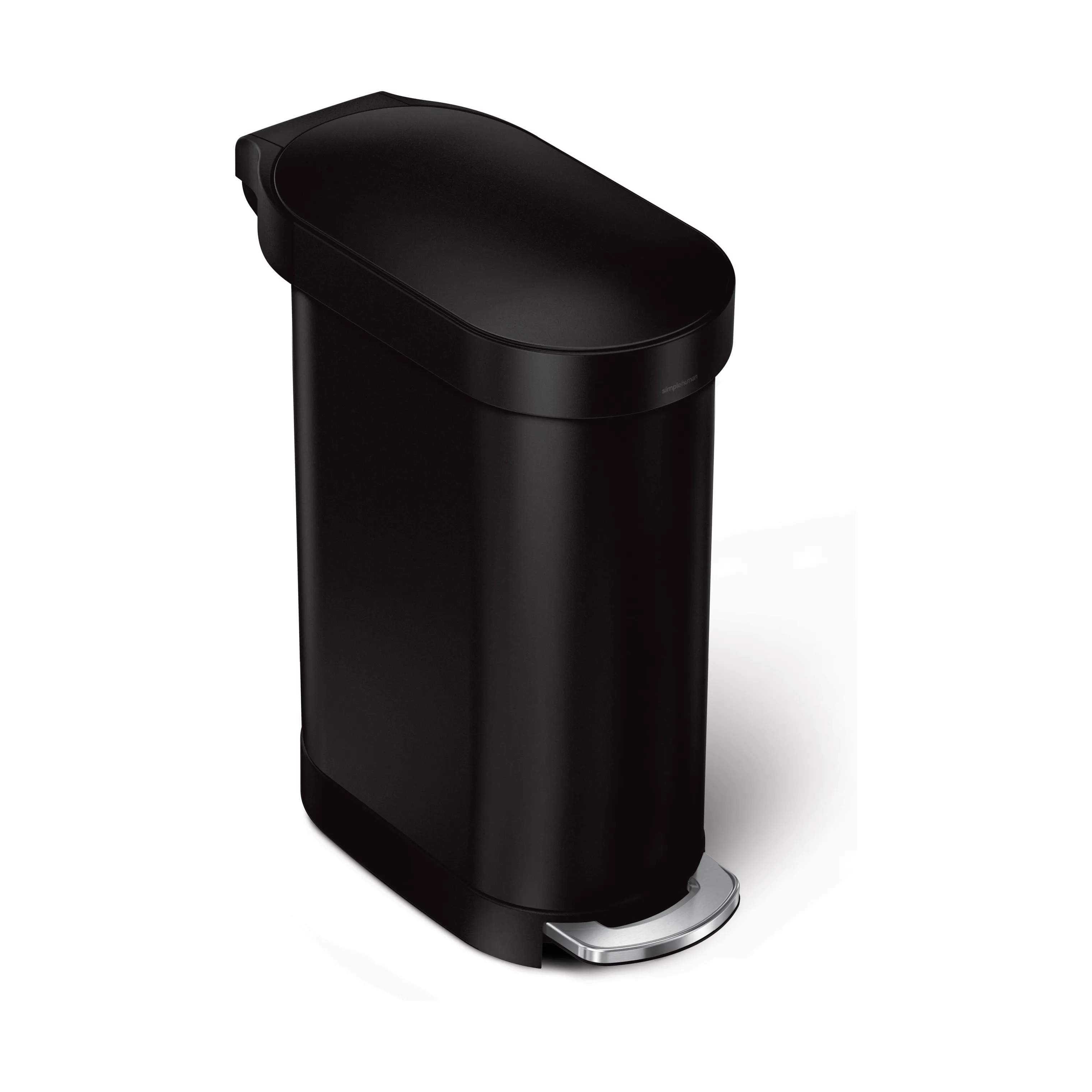 Simplehuman Pedalspande Slim Pedalspand i Sort, 45 L, 3