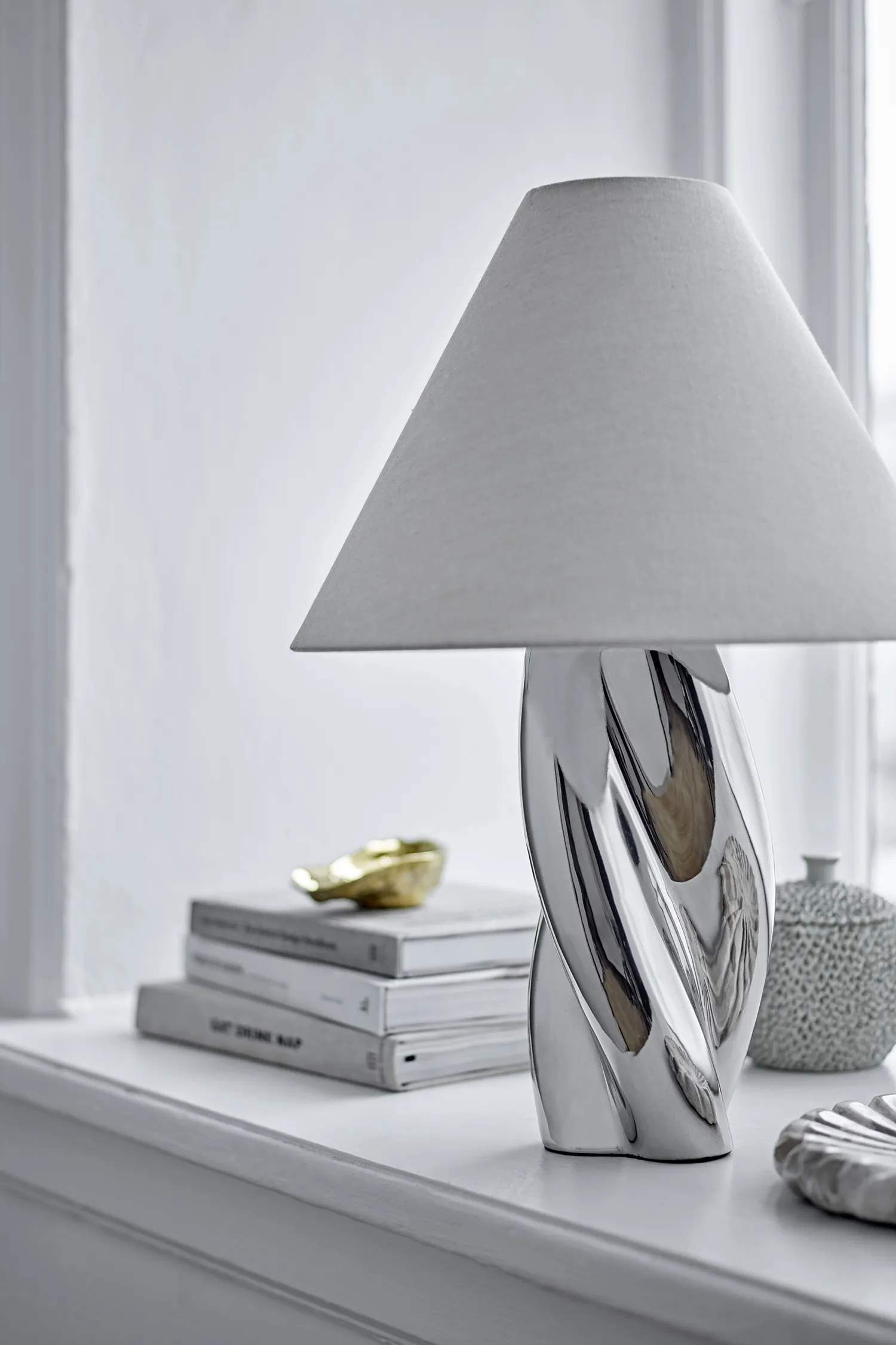Bloomingville Bordlamper Silva Bordlampe i Sølvfarvet, 2