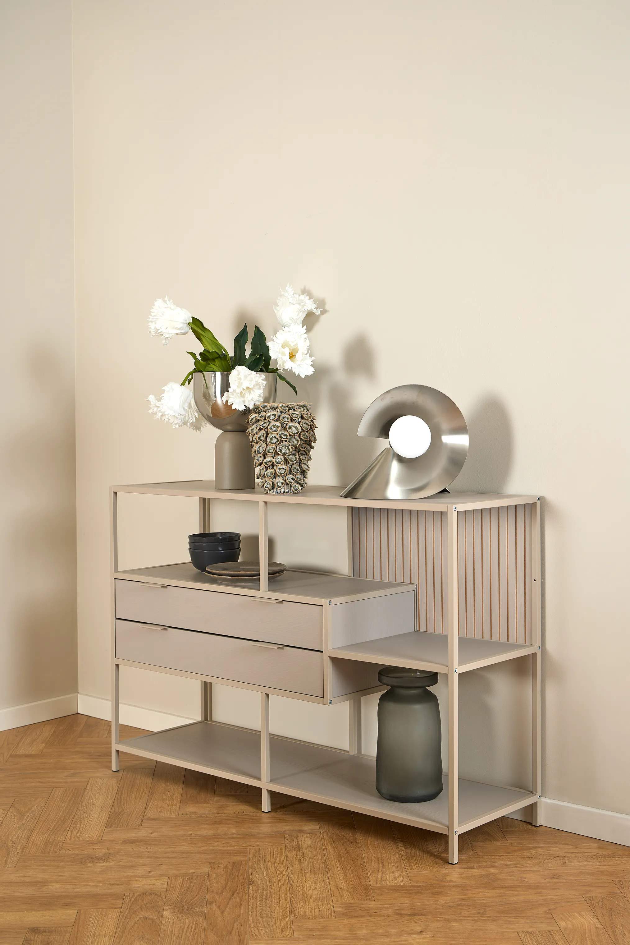 CASA Living Reoler og tilbehør Seaford Reol i Lysegrå, 3