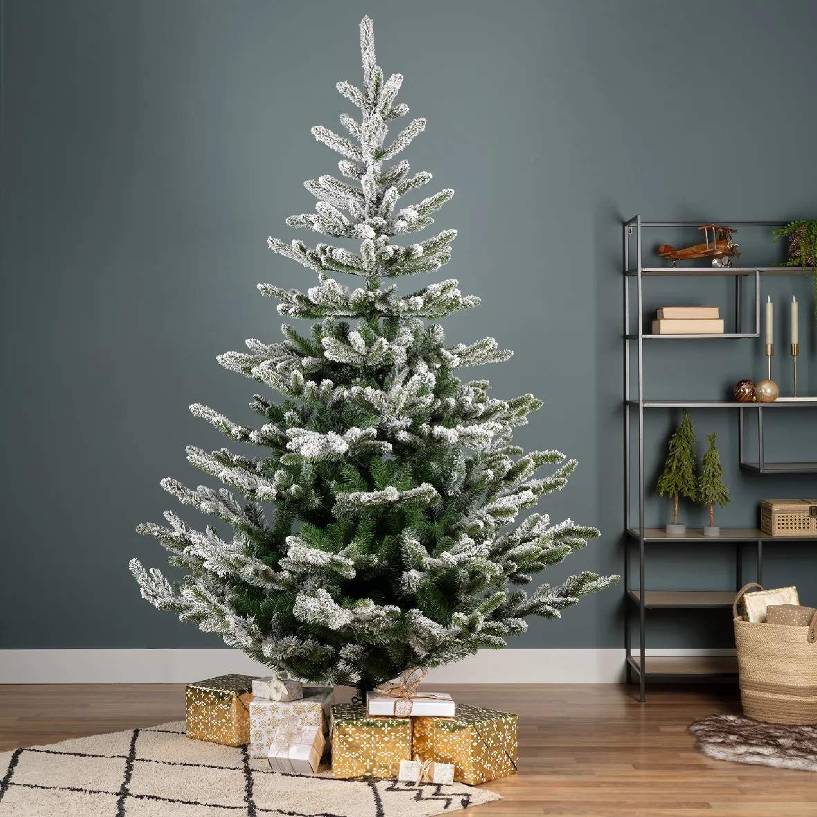 Casa Christmas Juletræer Liberty Spruce Kunstigt Juletræ m. sne i 180 cm, 4