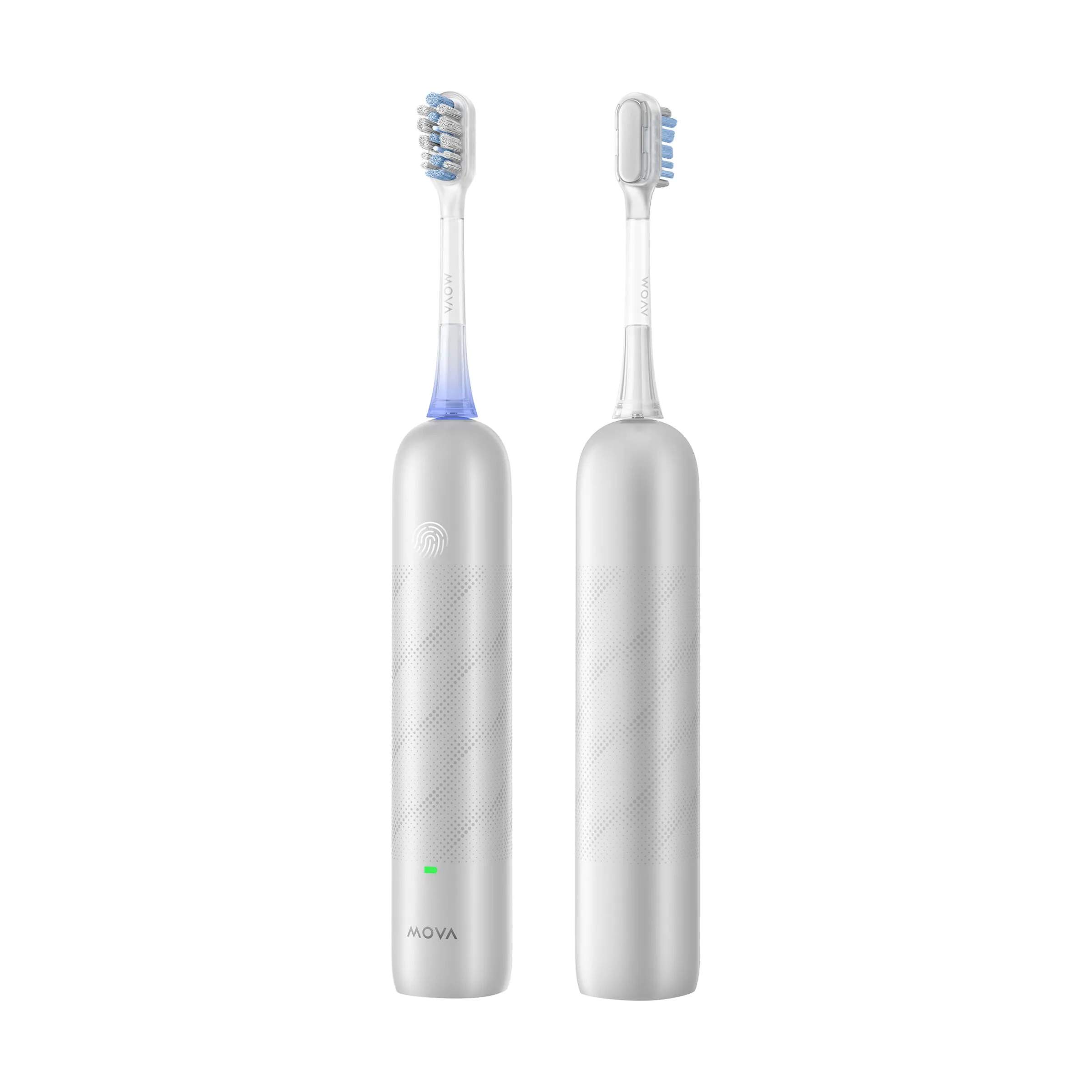 Mova Eltandbørster Fresh Pro Elektrisk Tandbørste i Silver, 1