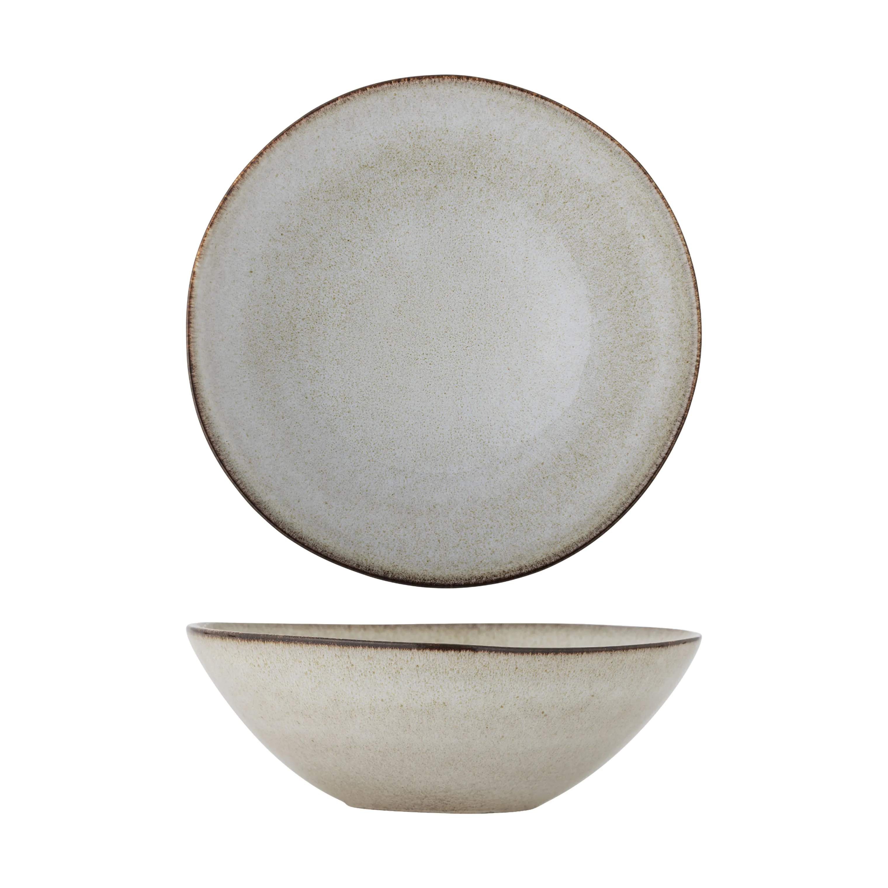 Bloomingville Serveringsskåle Sandrine Skål i Beige, 4