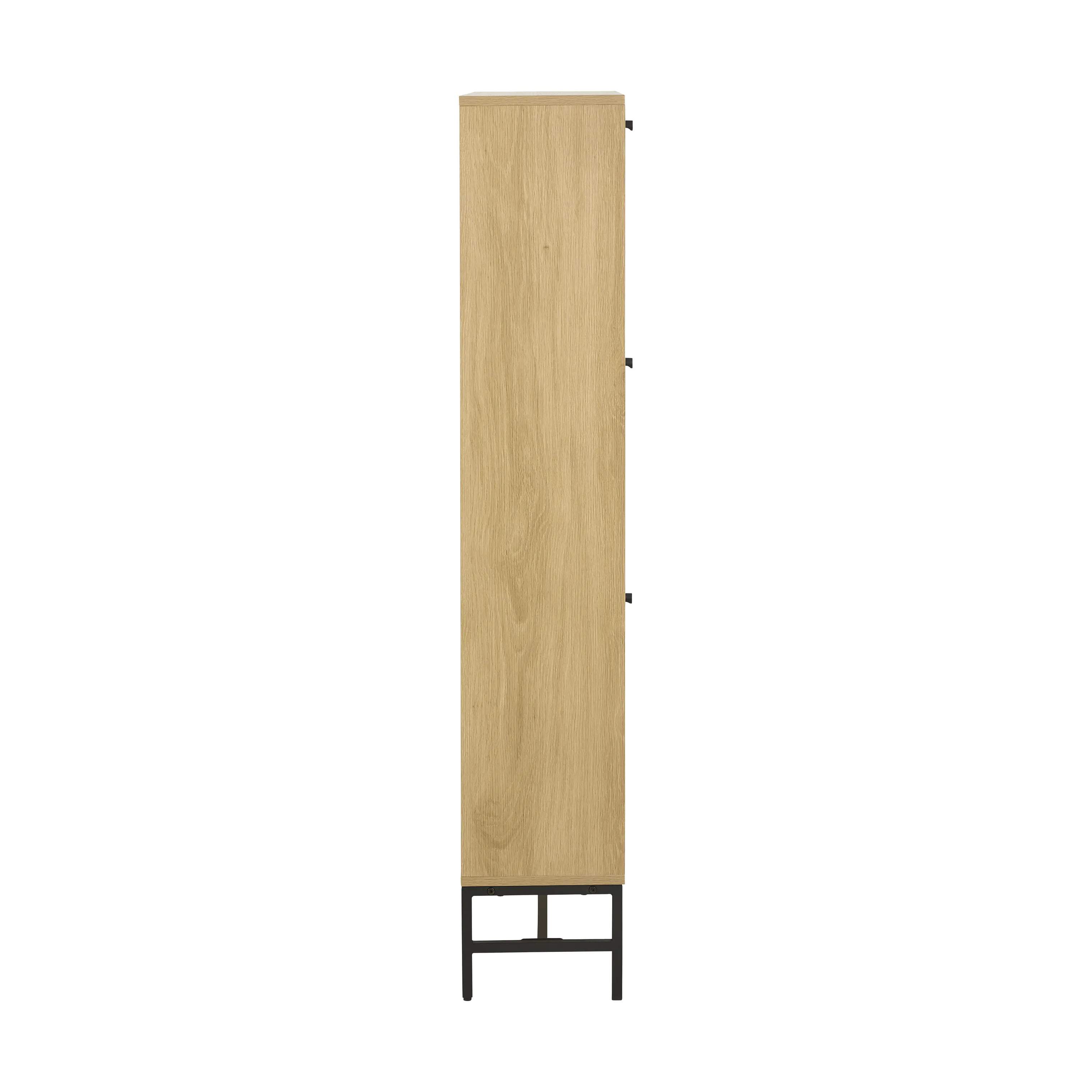 CASA Living Skabe Albany Skoskab i Natur, H140,4 x B71,6 cm, 4