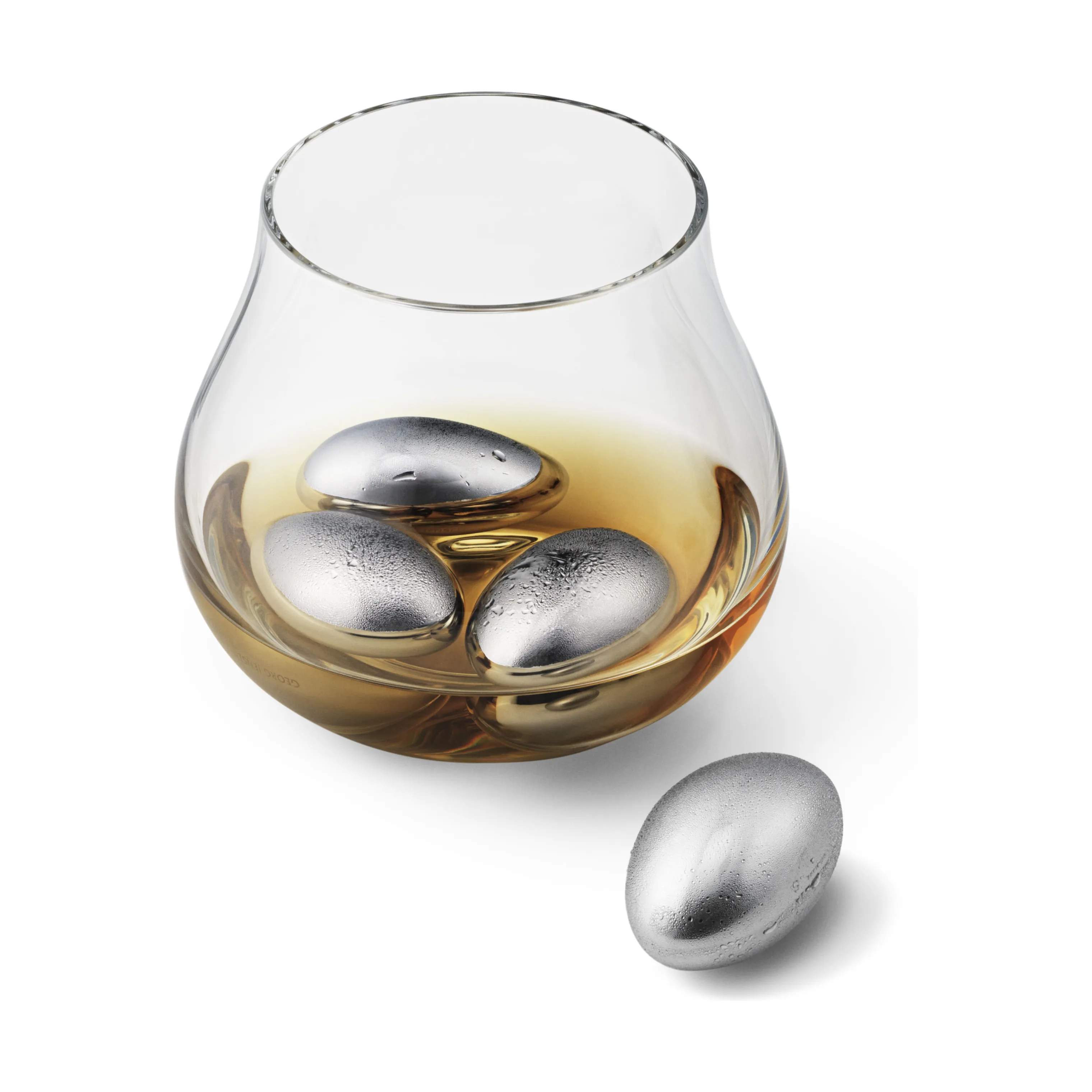 Georg Jensen Isterningebakker Sky Isterninger - 4 stk. i Sølvfarvet, 3