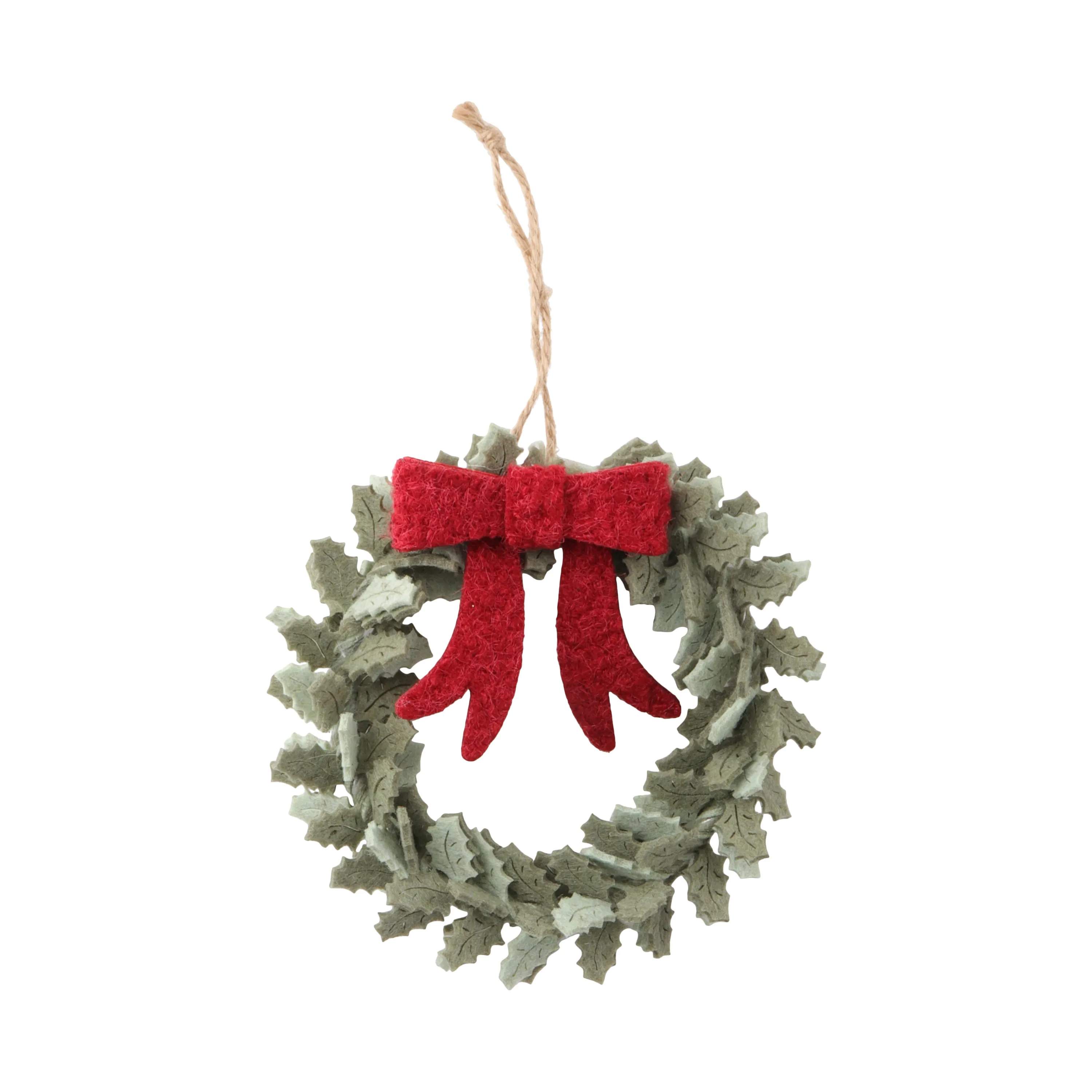Casa Christmas Juleophæng Krans i 15 cm, 1