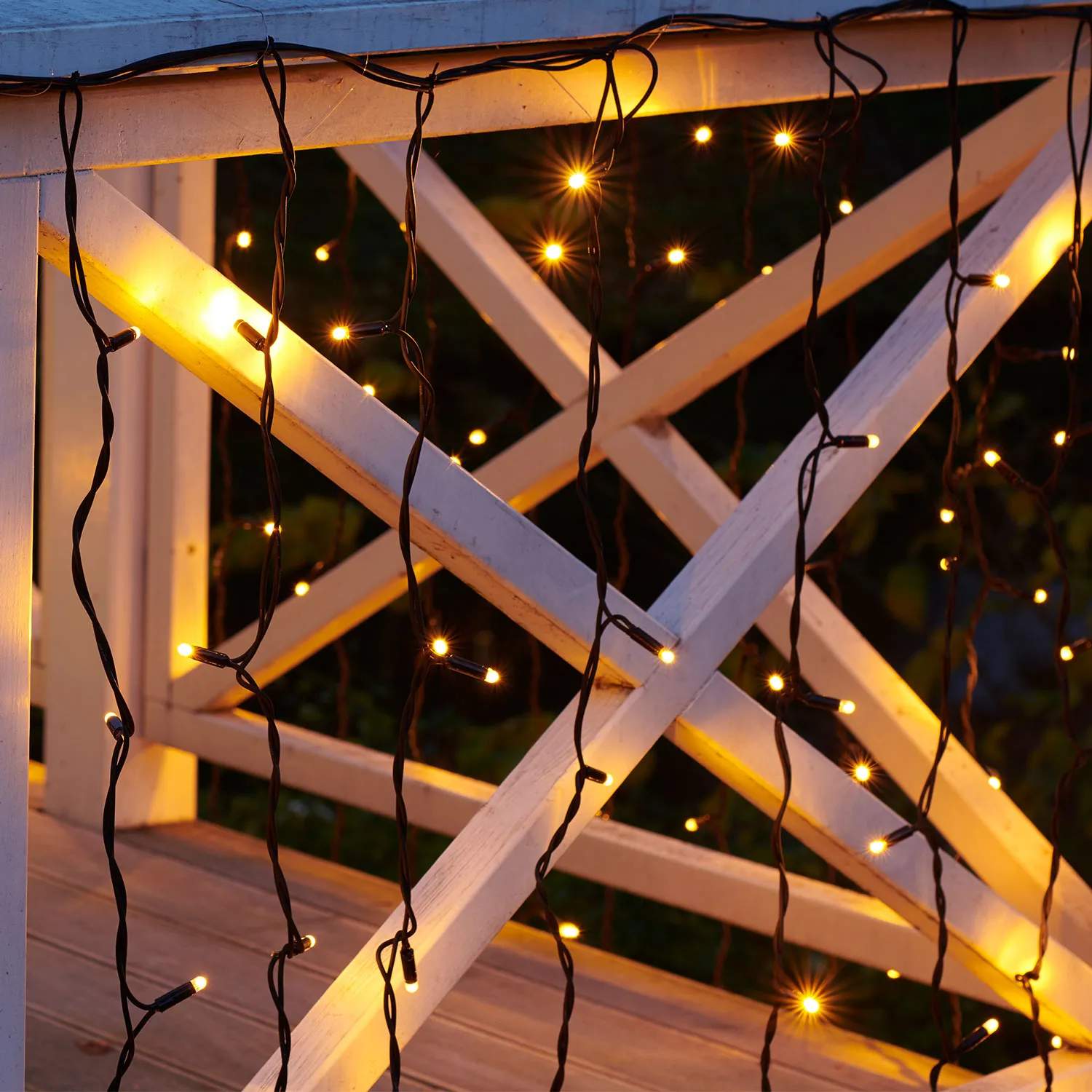 Sirius Lyskæder Tech-Line Lyskæde Gardin i Hvid, 1